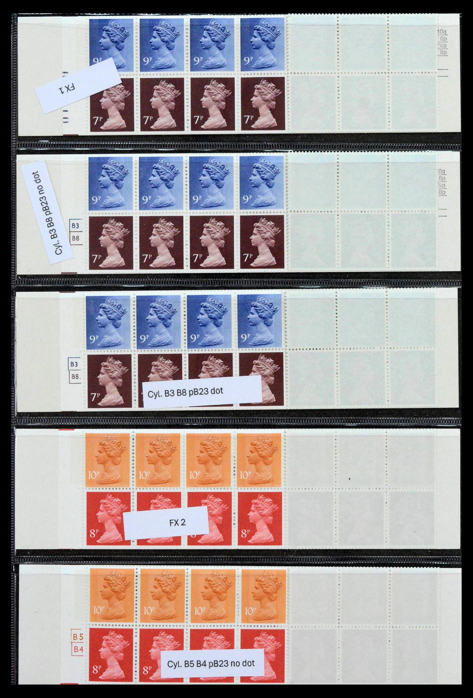 39806 0001 - Stamp collection 39806 Great Britain stamp booklets.