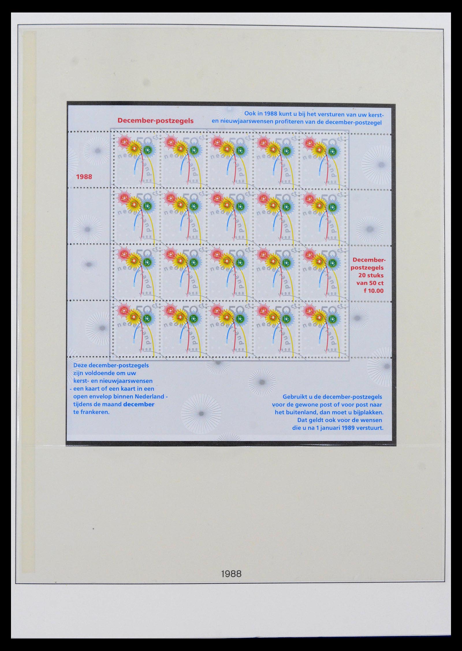 39813 0001 - Stamp collection 39813 Netherlands sheetlets complete 1988-2023!!!