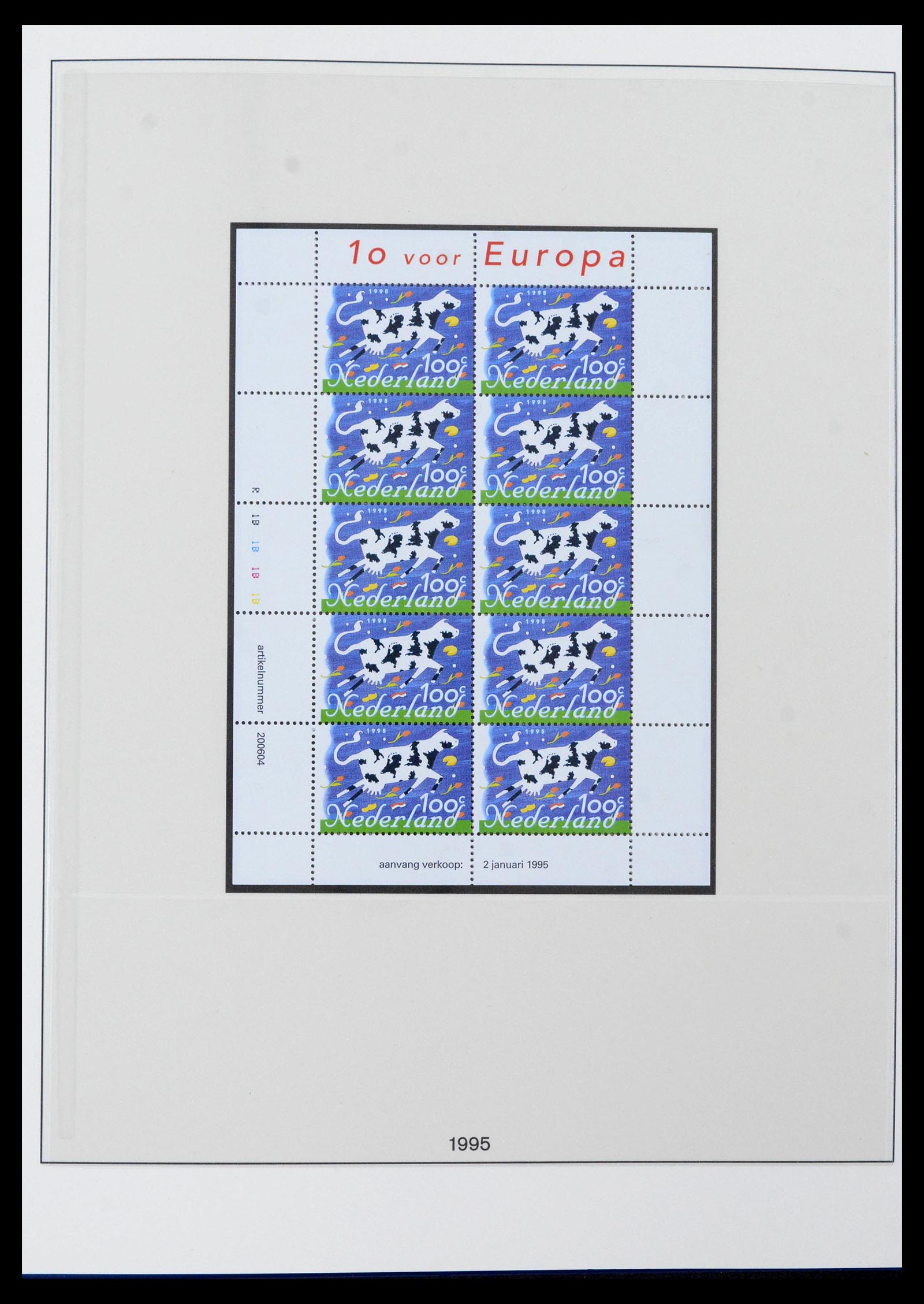 39813 0010 - Stamp collection 39813 Netherlands sheetlets complete 1988-2023!!!