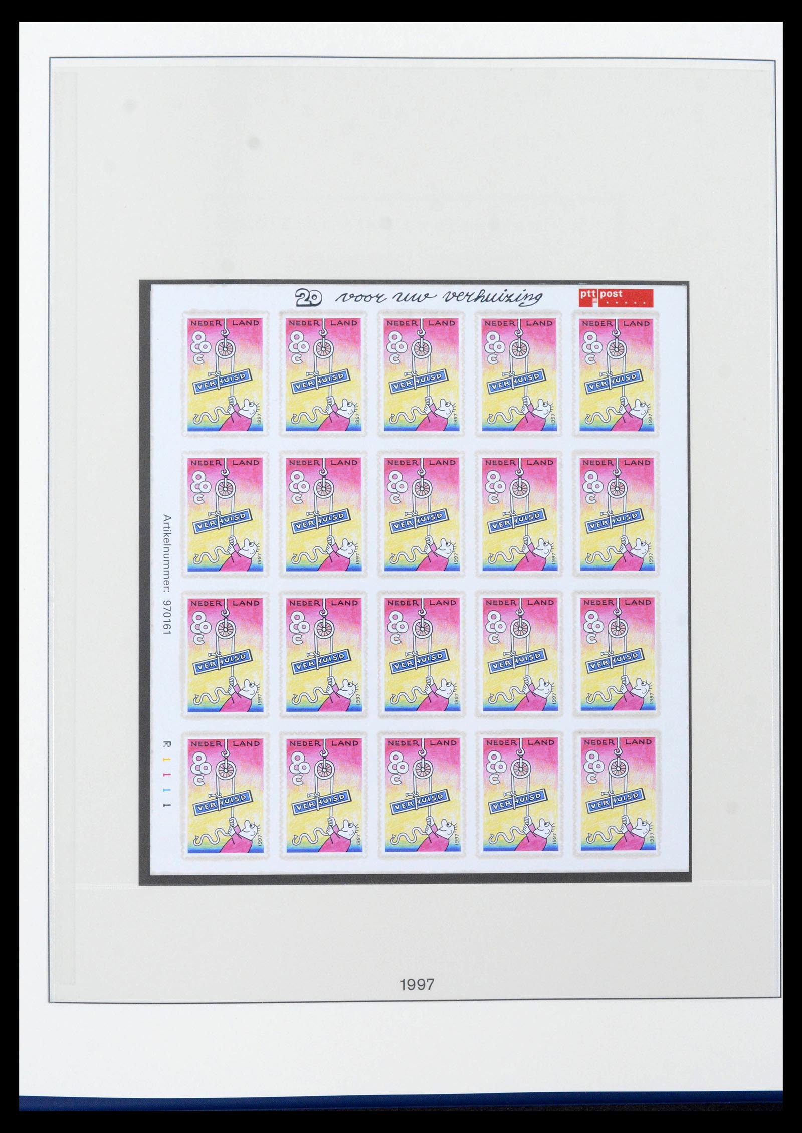 39813 0020 - Stamp collection 39813 Netherlands sheetlets complete 1988-2023!!!