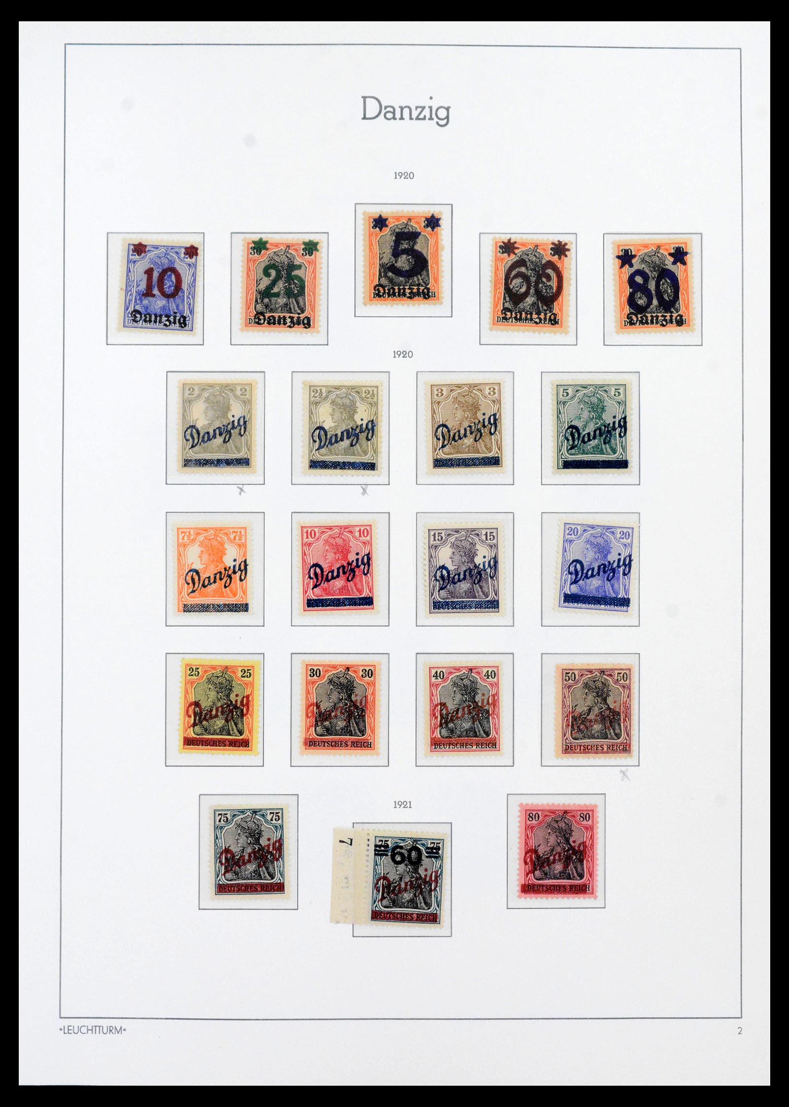 39815 0002 - Stamp collection 39815 Danzig complete 1920-1939.