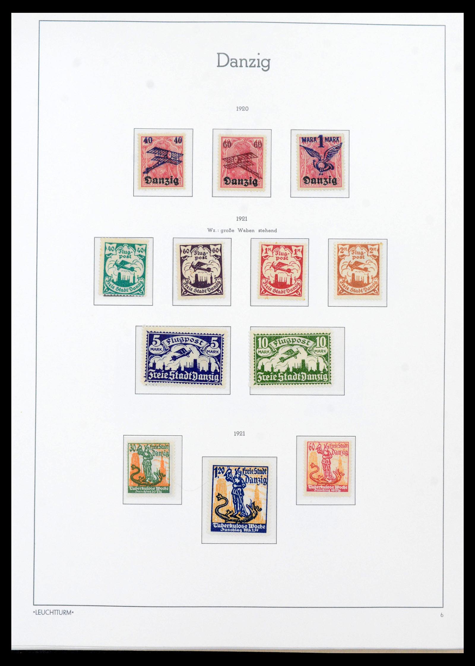 39815 0006 - Stamp collection 39815 Danzig complete 1920-1939.