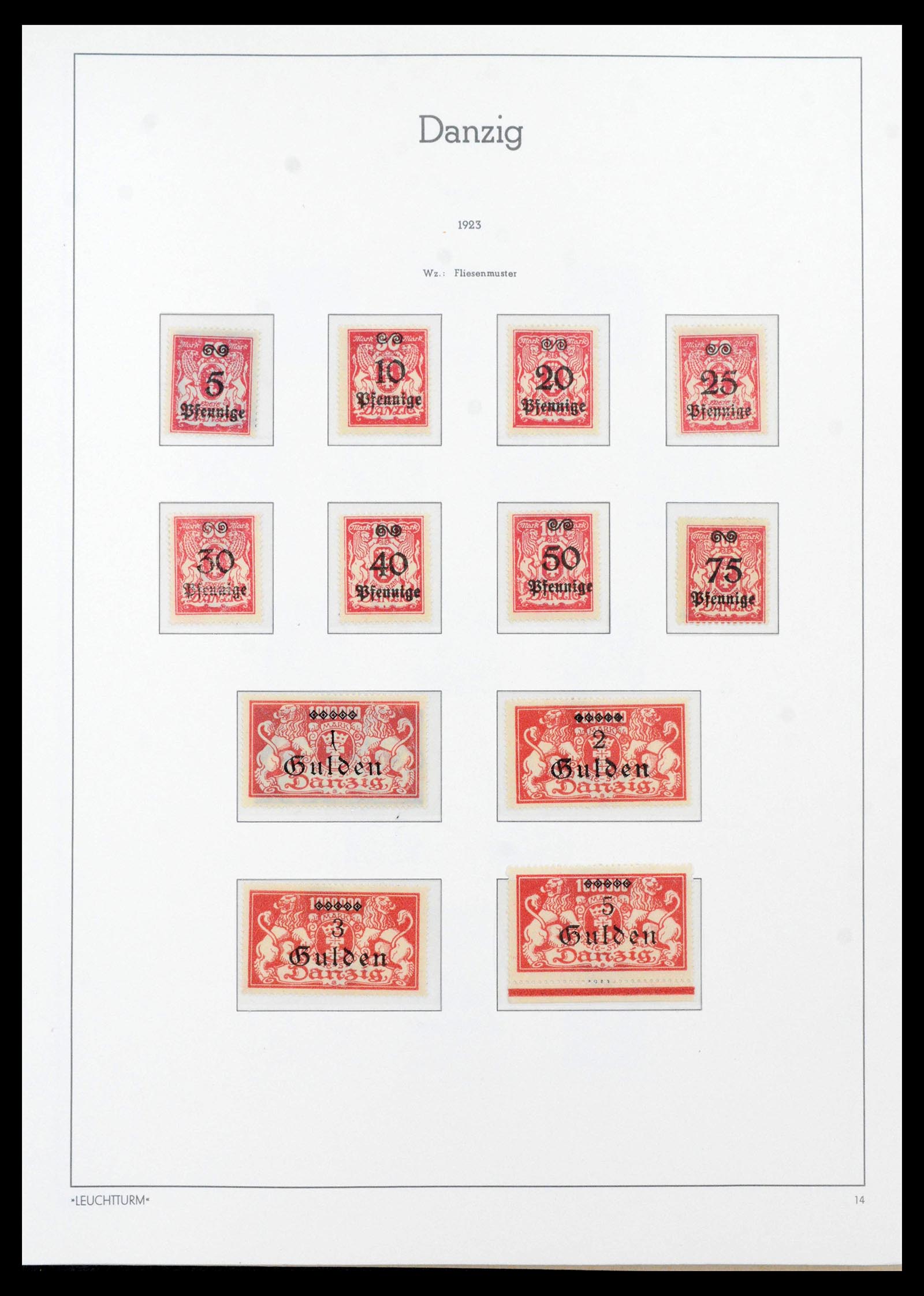 39815 0014 - Stamp collection 39815 Danzig complete 1920-1939.