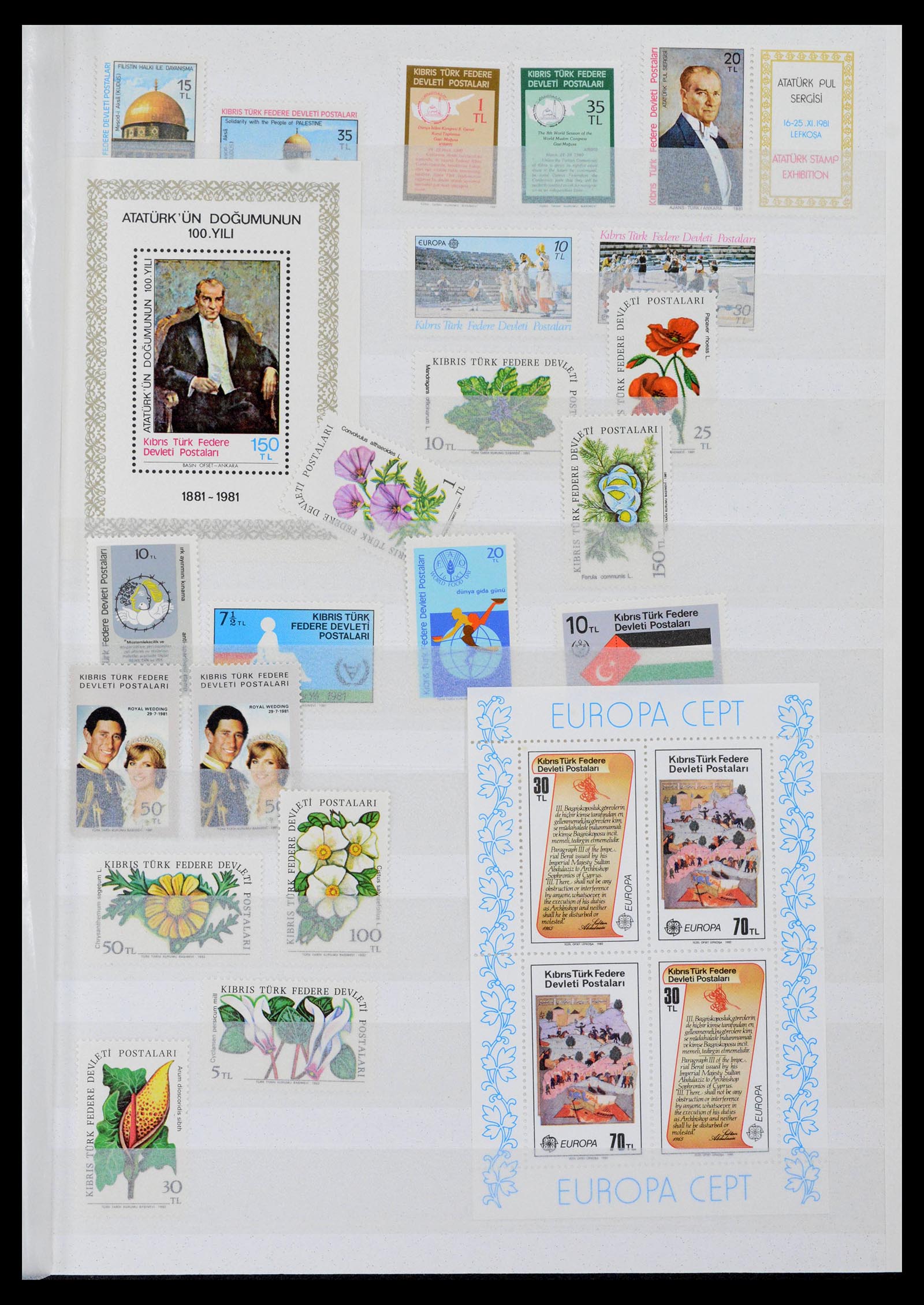 39816 0004 - Stamp collection 39816 Turkish Cyprus 1974-2004.