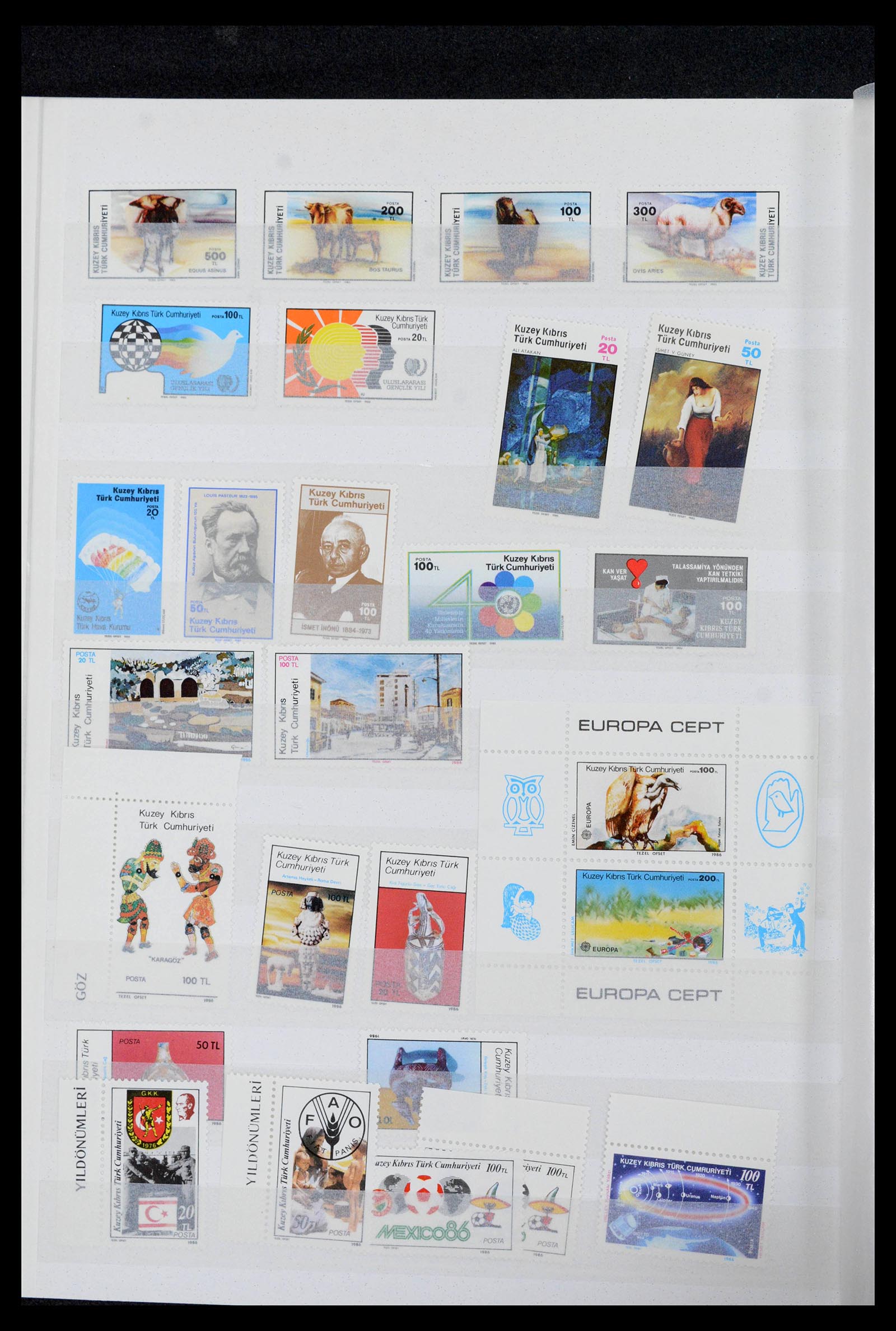 39816 0007 - Stamp collection 39816 Turkish Cyprus 1974-2004.