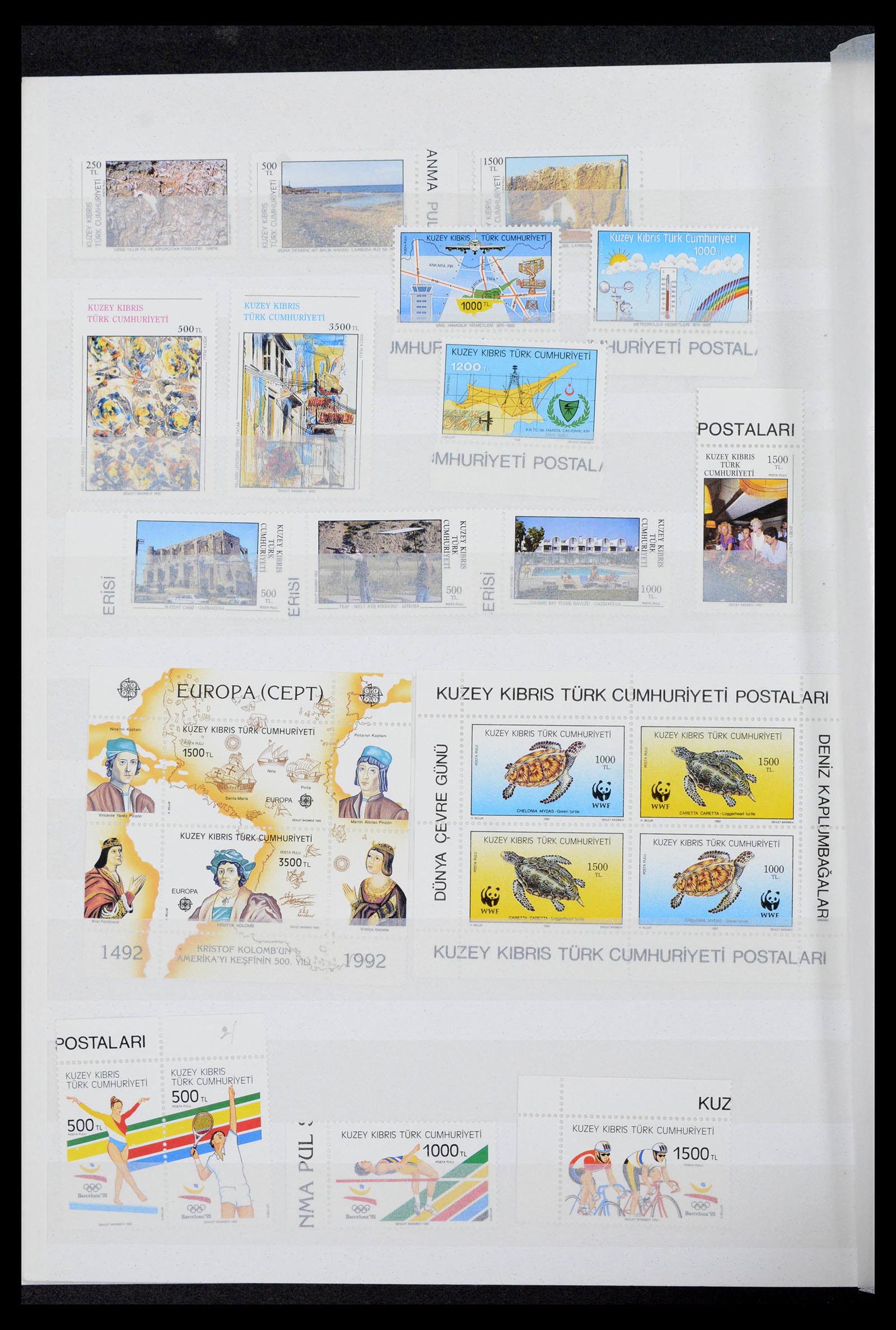 39816 0013 - Stamp collection 39816 Turkish Cyprus 1974-2004.