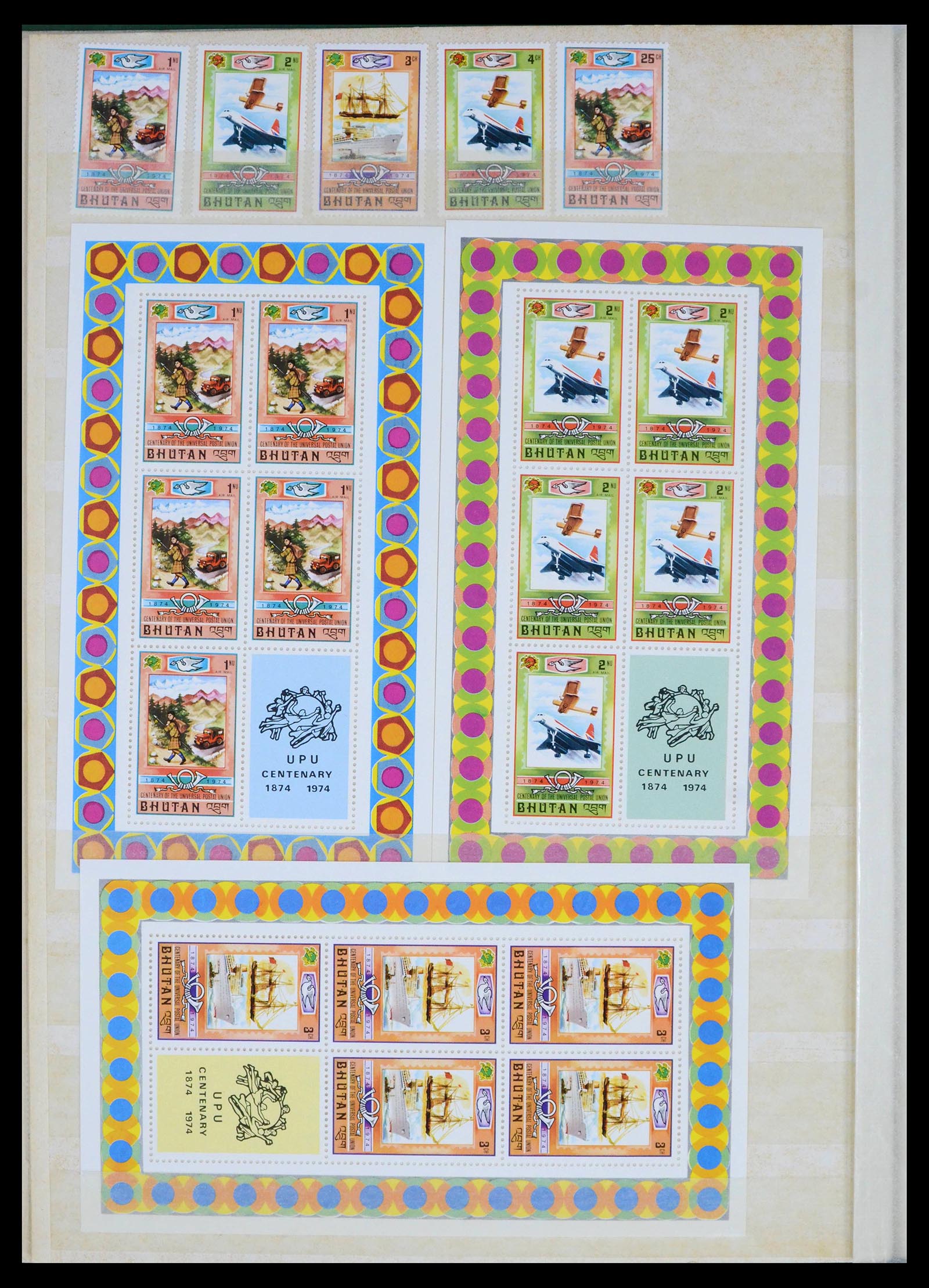 39818 0012 - Stamp collection 39818 Bhutan 1955-2000.