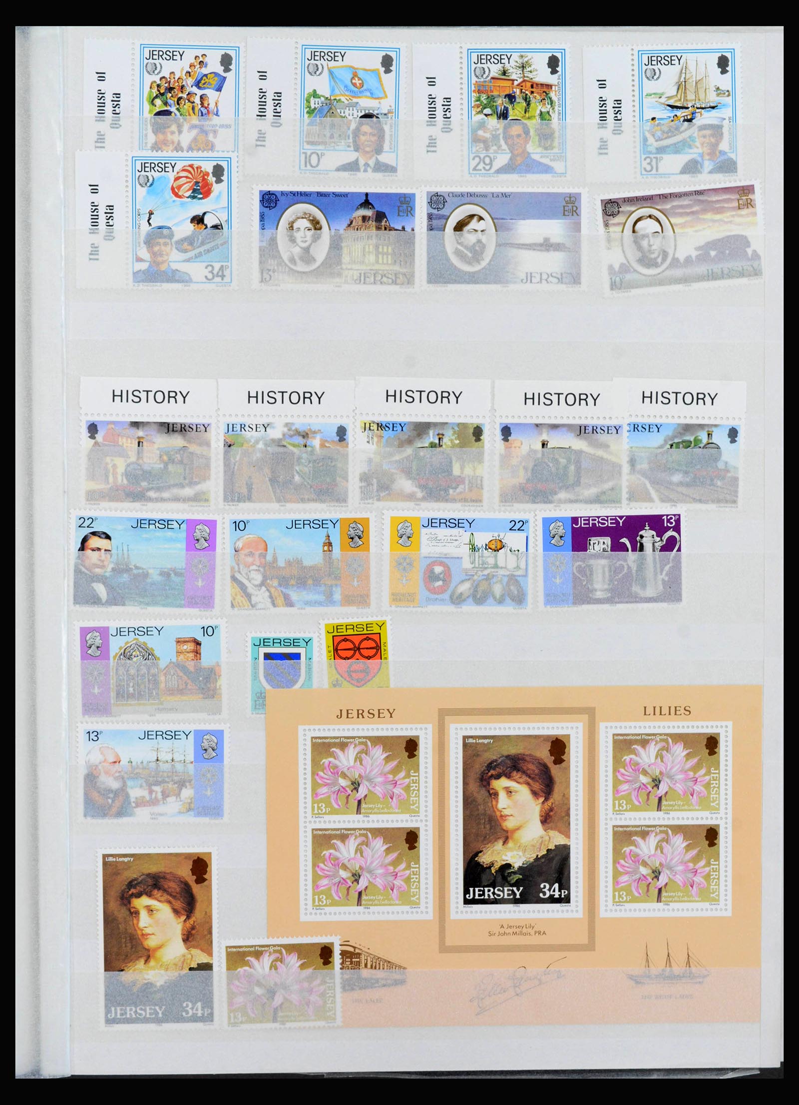 39819 0013 - Stamp collection 39819 Channel Islands 1969-2004.