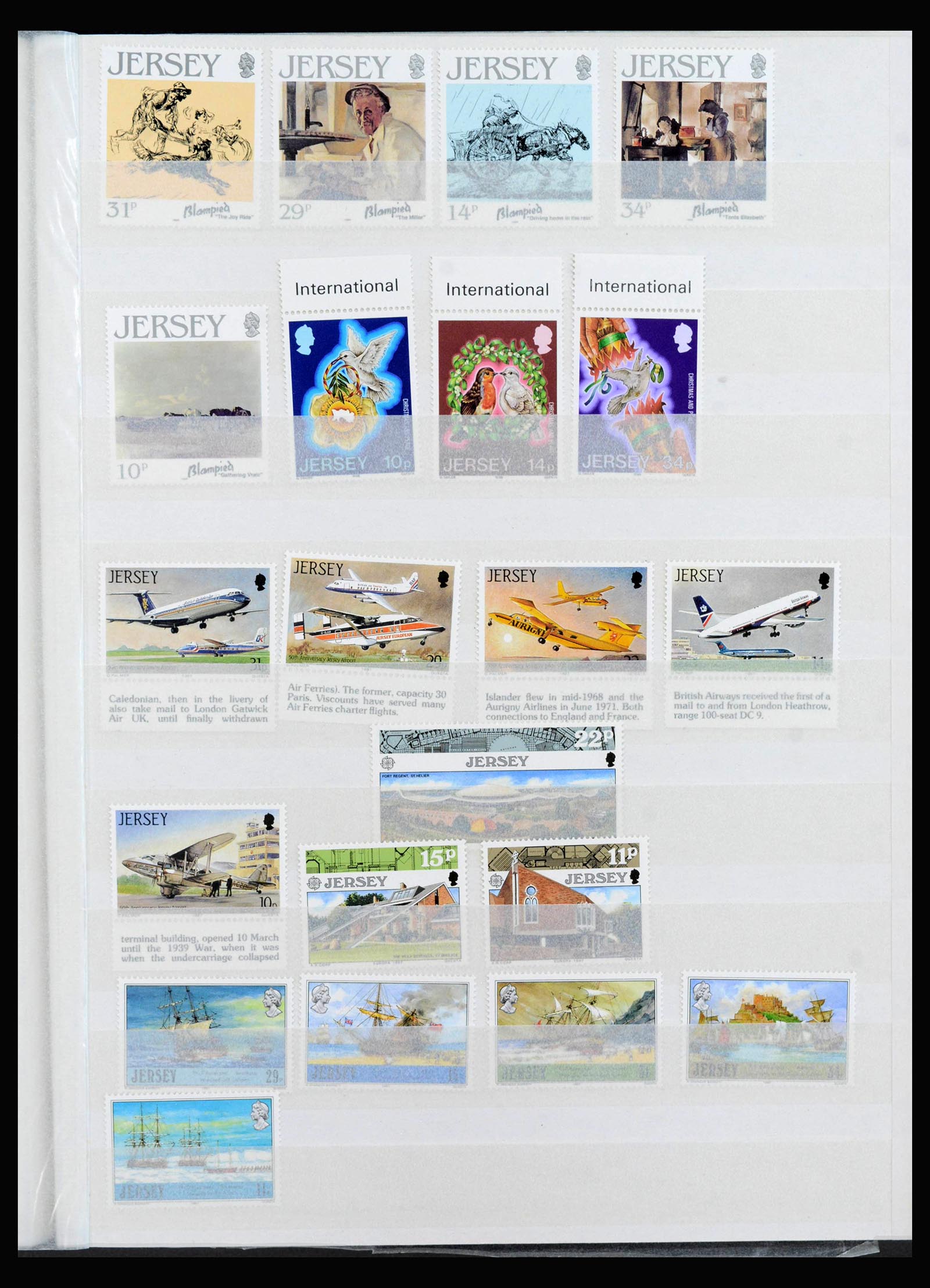 39819 0015 - Stamp collection 39819 Channel Islands 1969-2004.