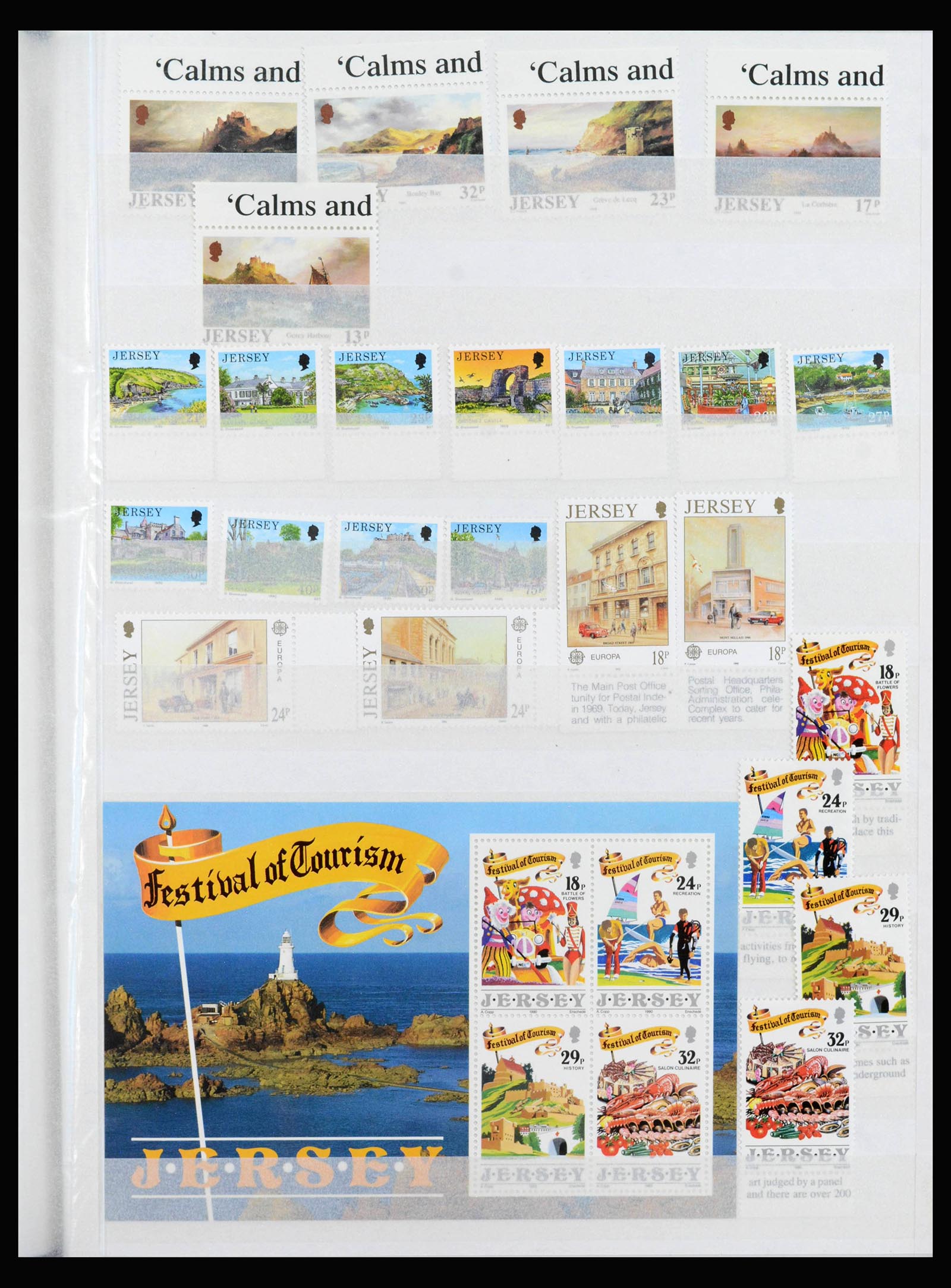 39819 0019 - Stamp collection 39819 Channel Islands 1969-2004.