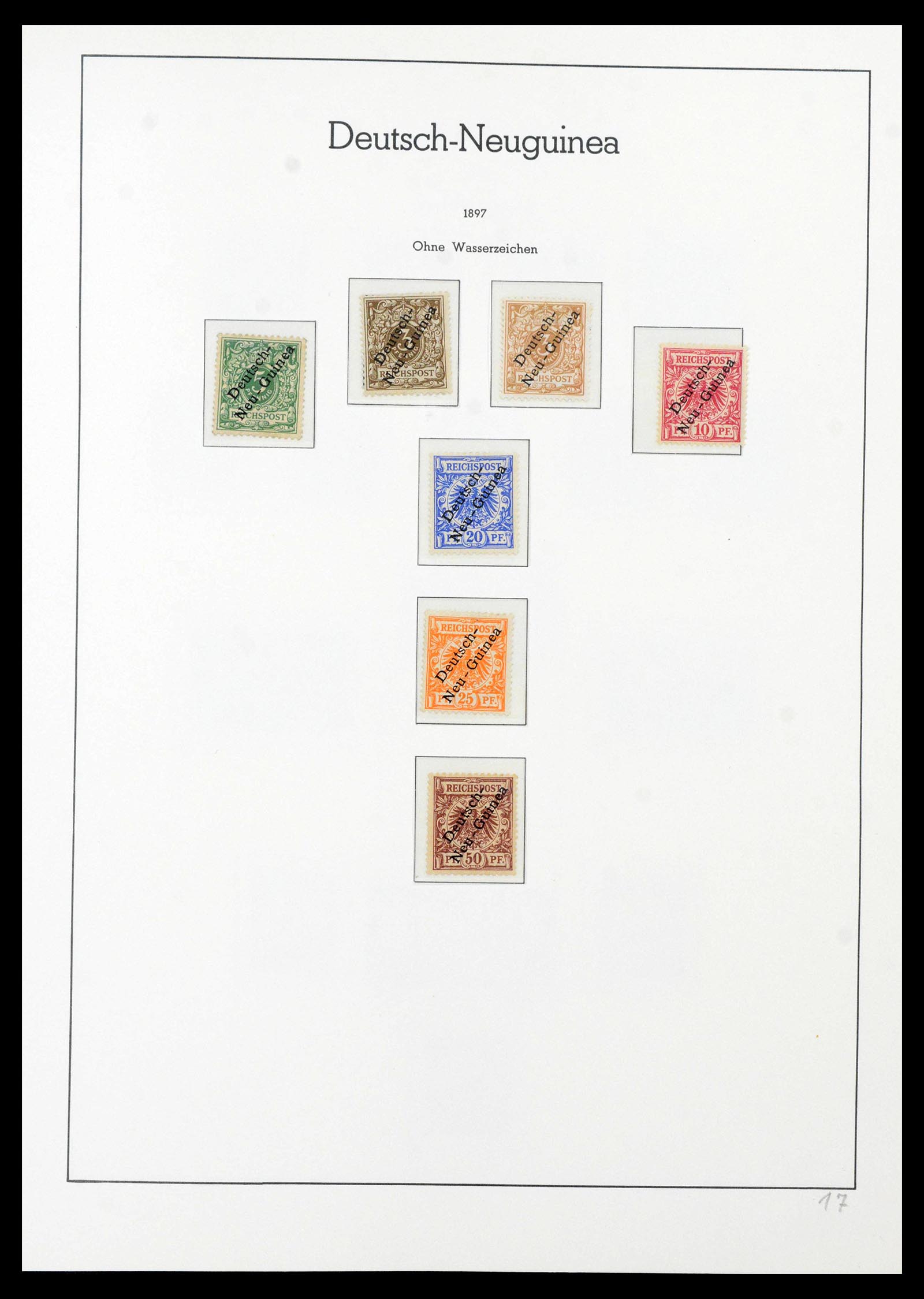 39820 0018 - Stamp collection 39820 SUPER collection German colonies complete 1884-19