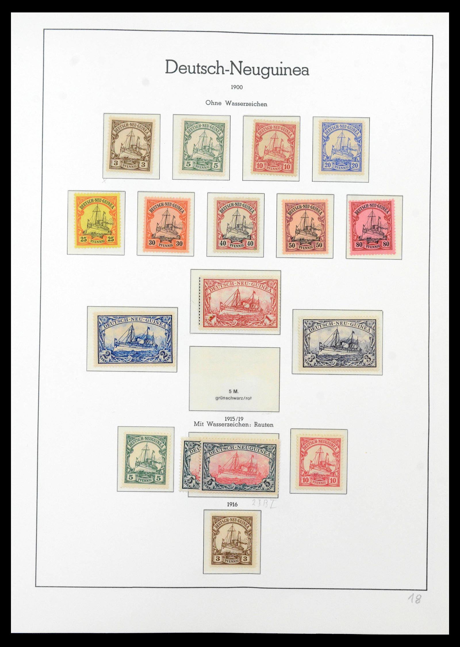 39820 0019 - Stamp collection 39820 SUPER collection German colonies complete 1884-19