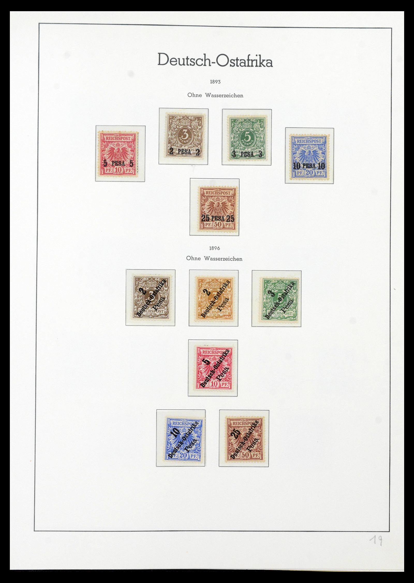 39820 0020 - Stamp collection 39820 SUPER collection German colonies complete 1884-19