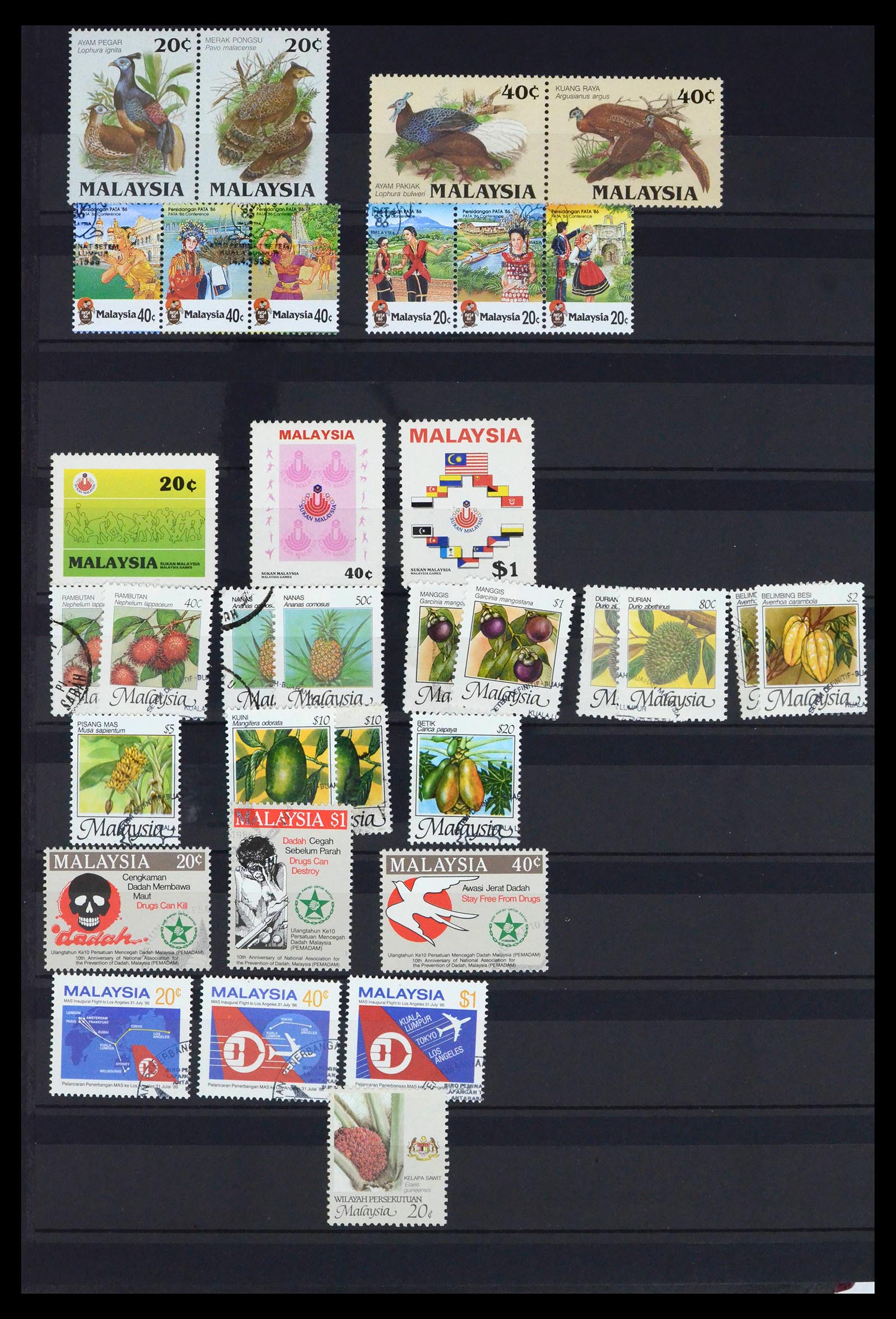 39823 0012 - Stamp collection 39823 Malaysia 1963-2004.