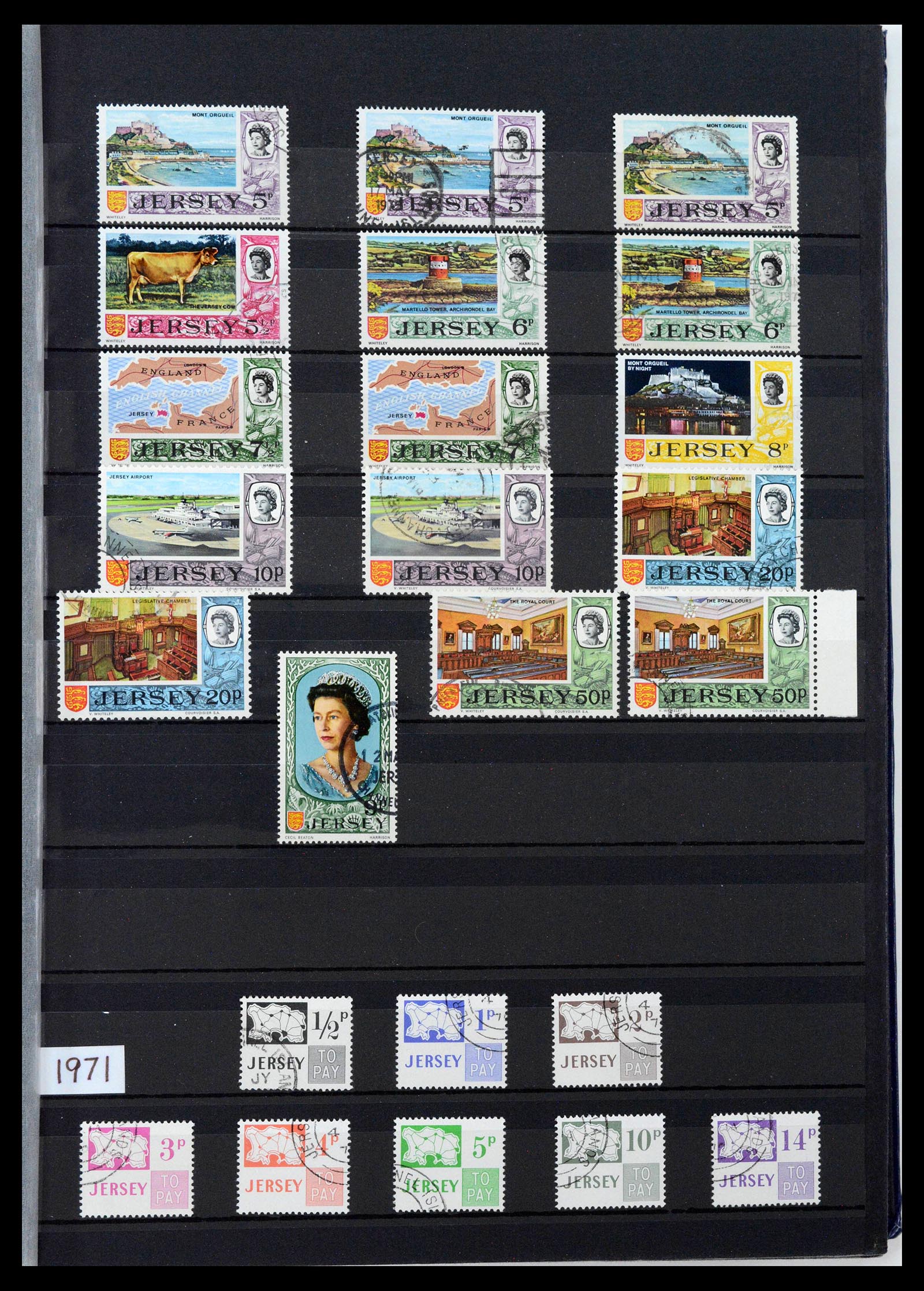 39824 0005 - Stamp collection 39824 Channel Islands 1958-2013.