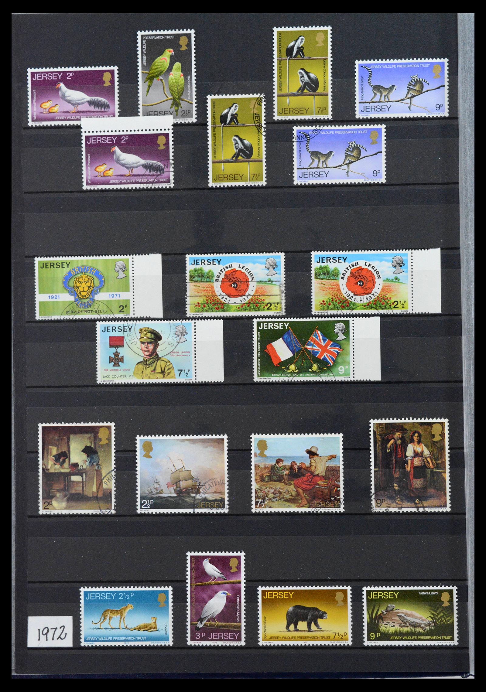 39824 0006 - Stamp collection 39824 Channel Islands 1958-2013.