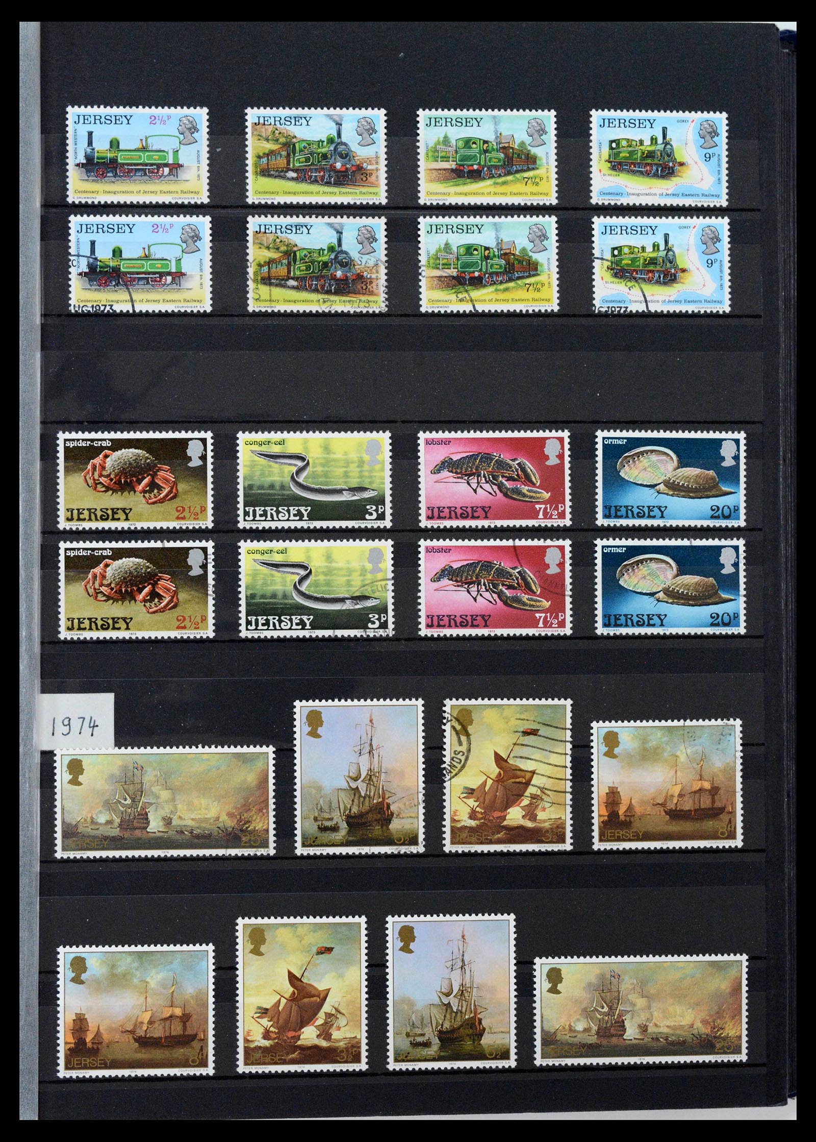 39824 0009 - Stamp collection 39824 Channel Islands 1958-2013.