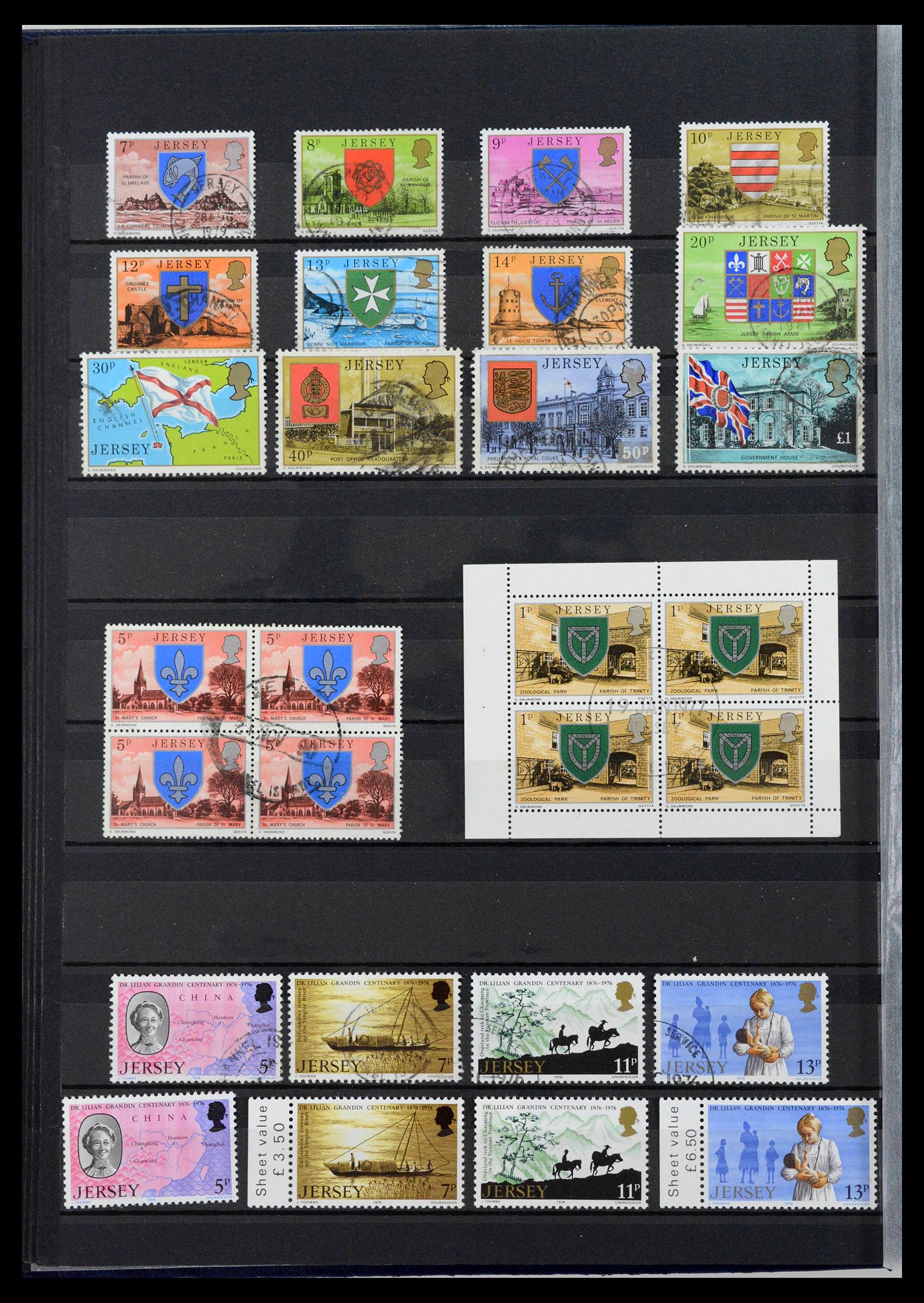 39824 0014 - Stamp collection 39824 Channel Islands 1958-2013.