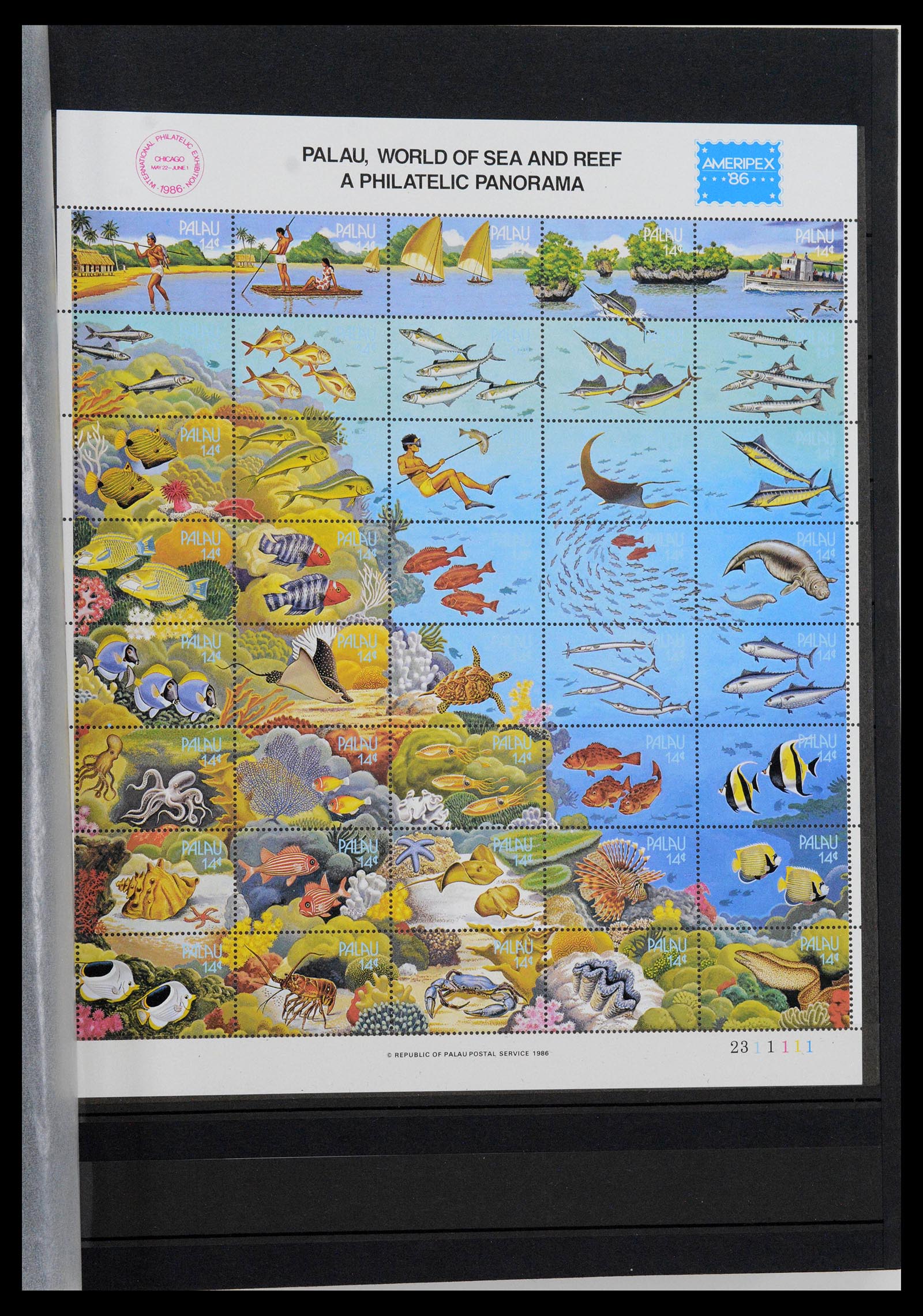 39827 0005 - Stamp collection 39827 Palau 1986-2005.