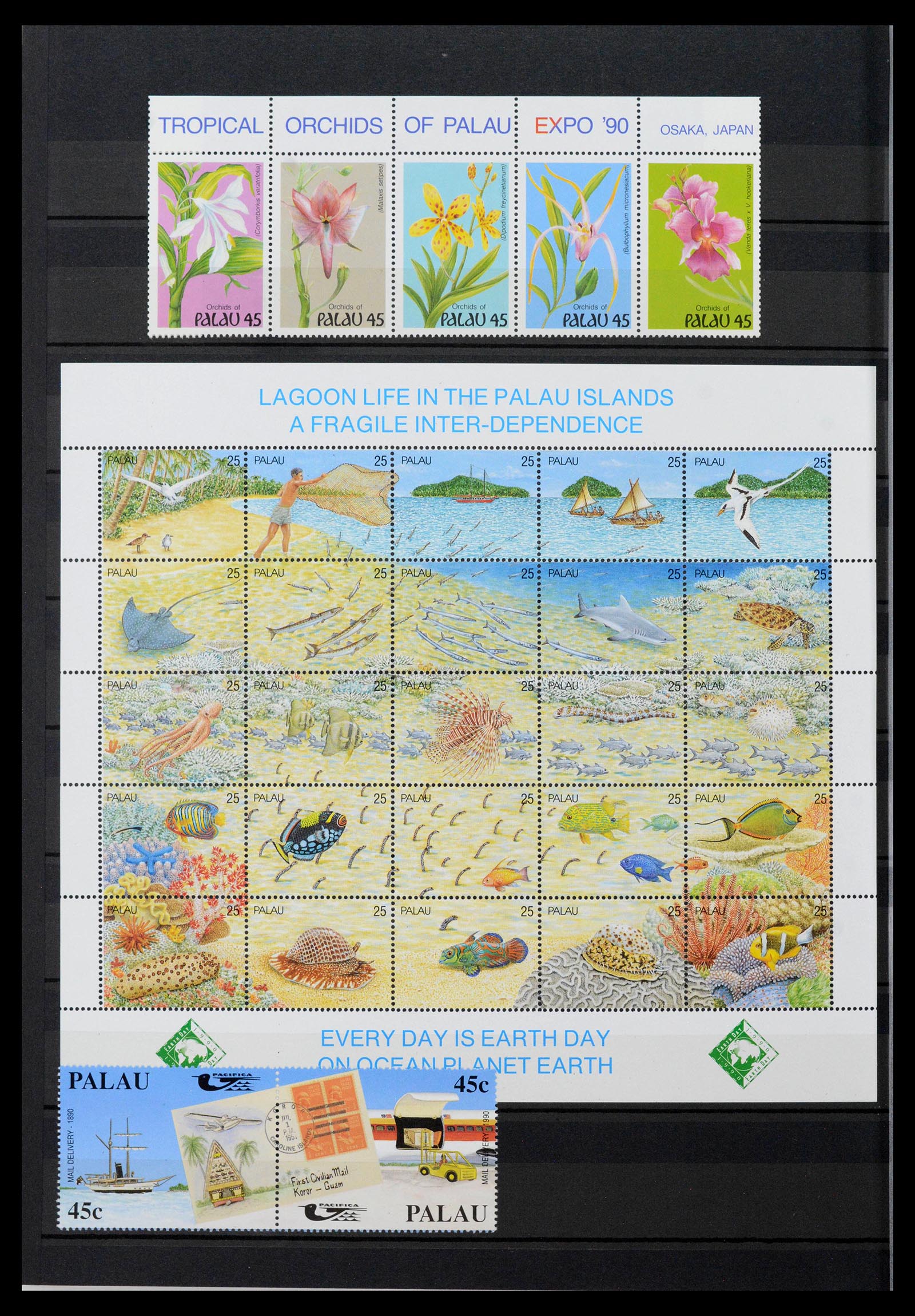 39827 0018 - Stamp collection 39827 Palau 1986-2005.