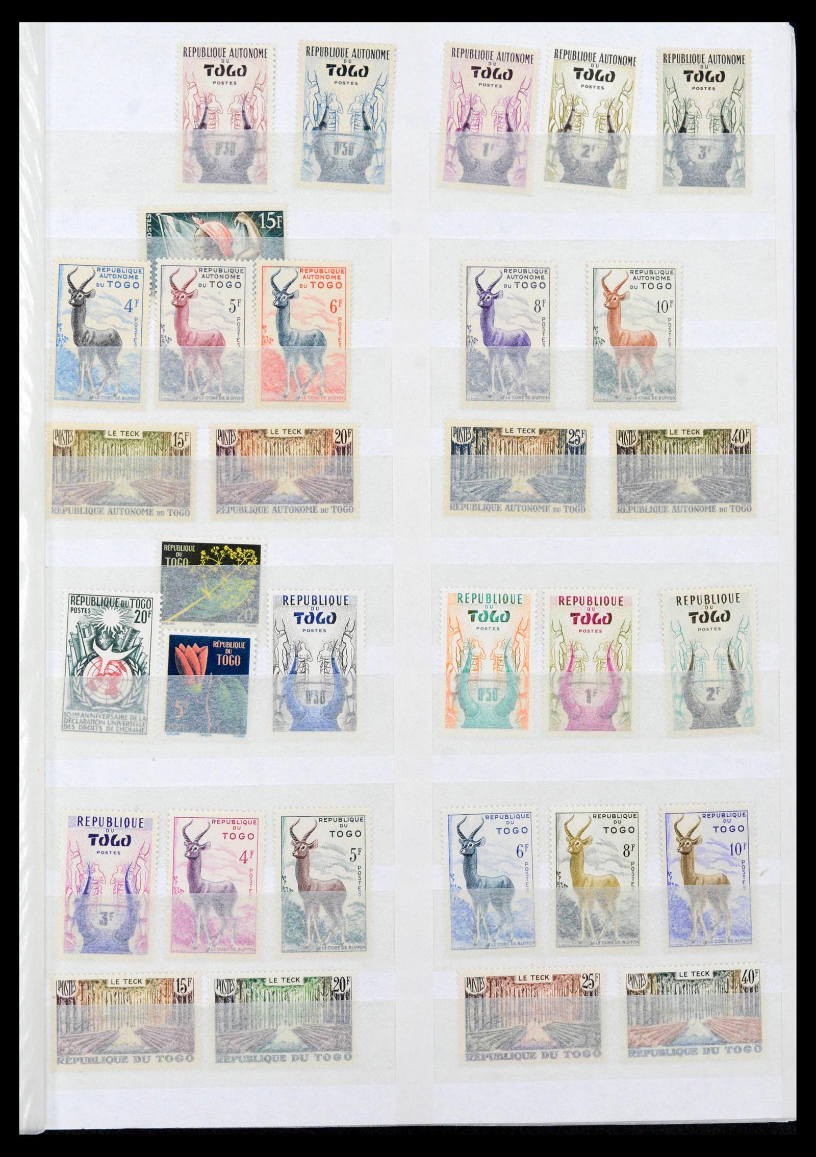 39828 0001 - Stamp collection 39828 Togo 1957-2000.