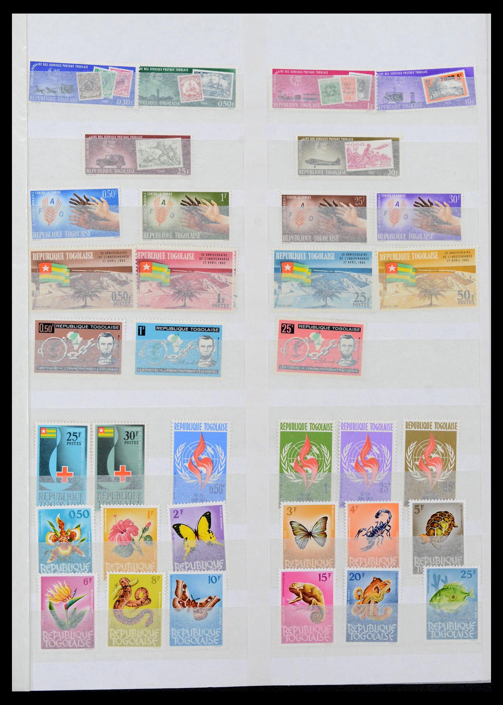 39828 0005 - Stamp collection 39828 Togo 1957-2000.