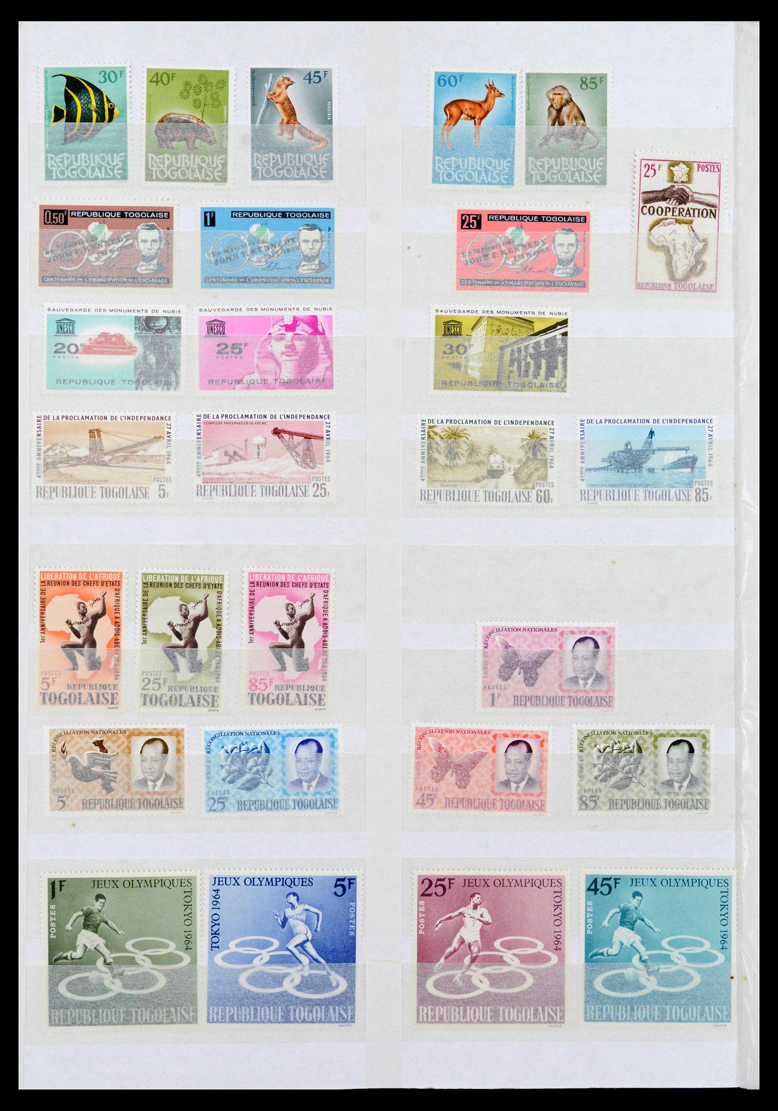 39828 0006 - Stamp collection 39828 Togo 1957-2000.