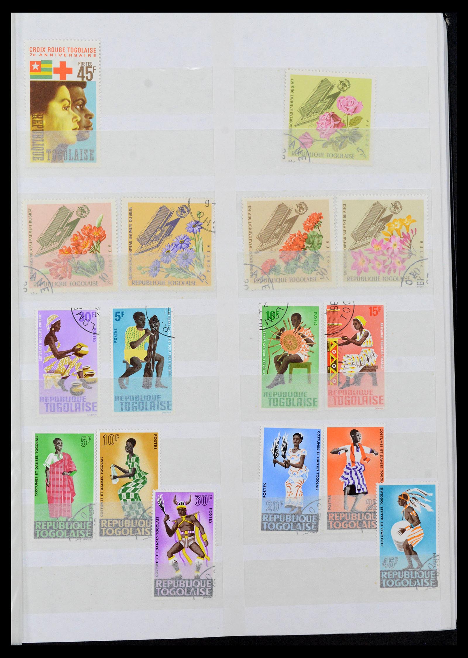 39828 0011 - Stamp collection 39828 Togo 1957-2000.