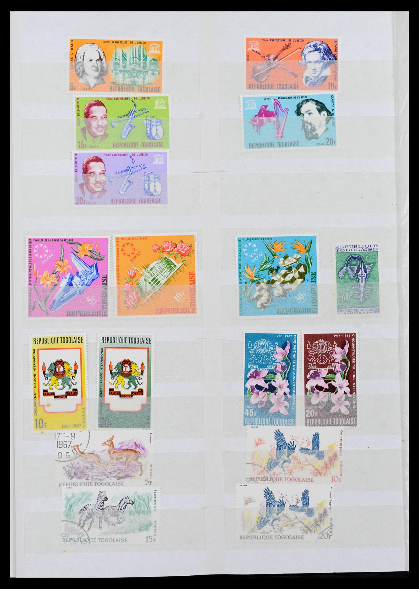 39828 0014 - Stamp collection 39828 Togo 1957-2000.