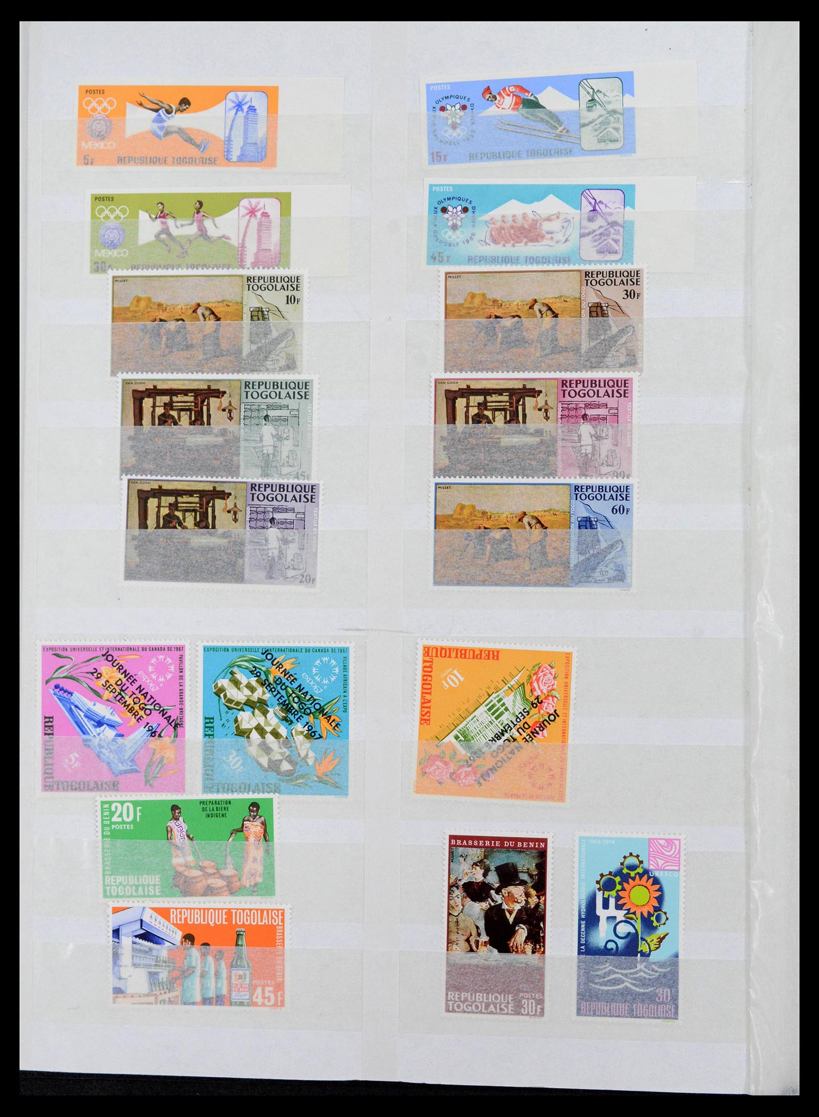 39828 0016 - Stamp collection 39828 Togo 1957-2000.