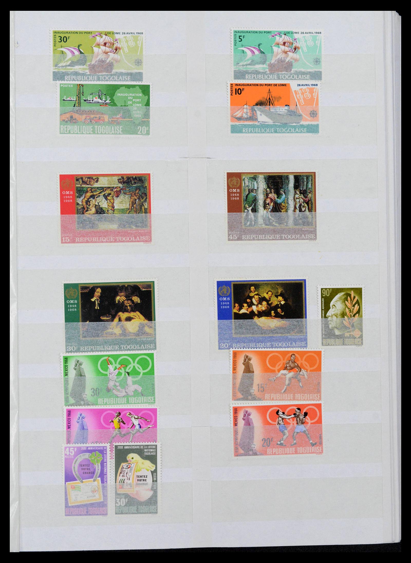 39828 0017 - Stamp collection 39828 Togo 1957-2000.