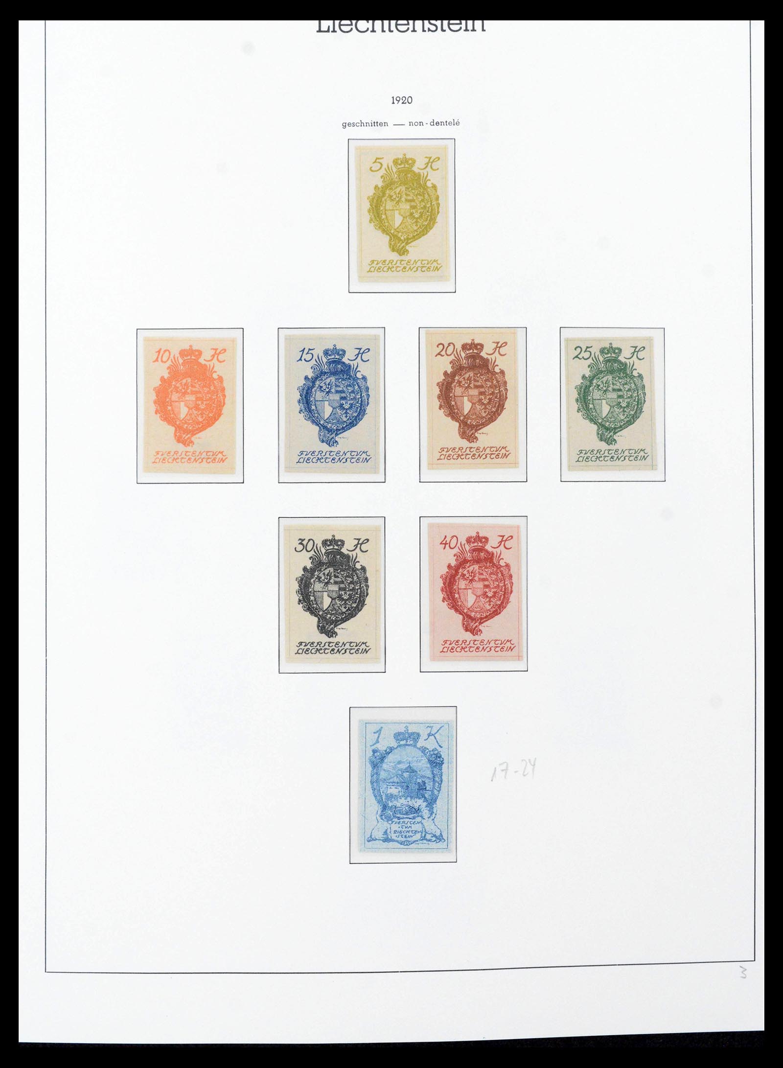 39835 0003 - Stamp collection 39835 Liechtenstein complete 1912-1980.