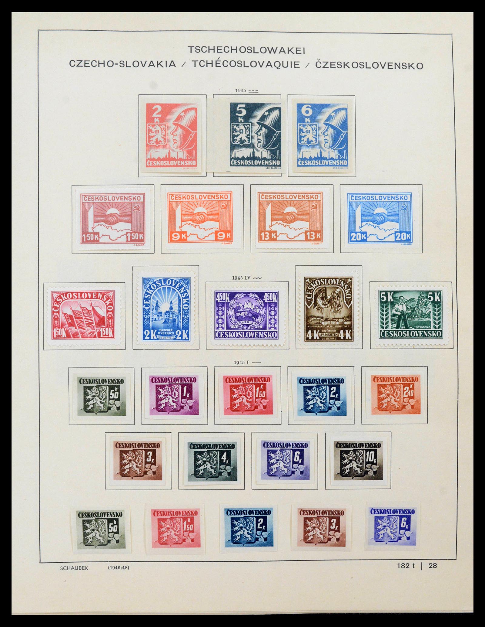 39836 0001 - Stamp collection 39836 Czechoslovakia 1945-1970.