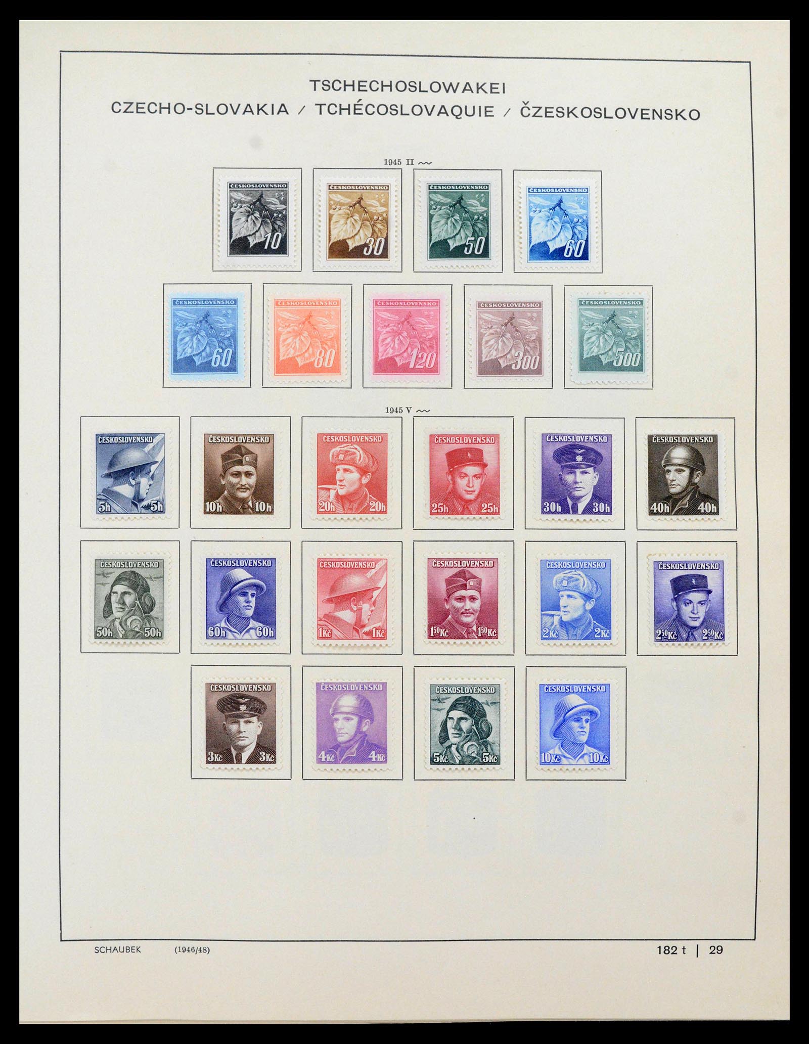 39836 0002 - Stamp collection 39836 Czechoslovakia 1945-1970.