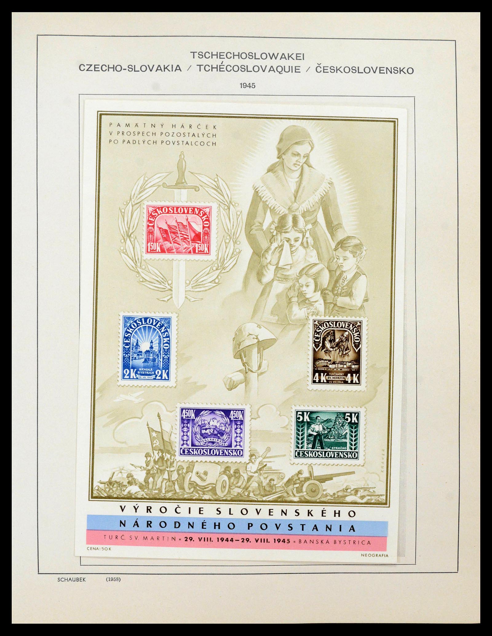 39836 0008 - Stamp collection 39836 Czechoslovakia 1945-1970.