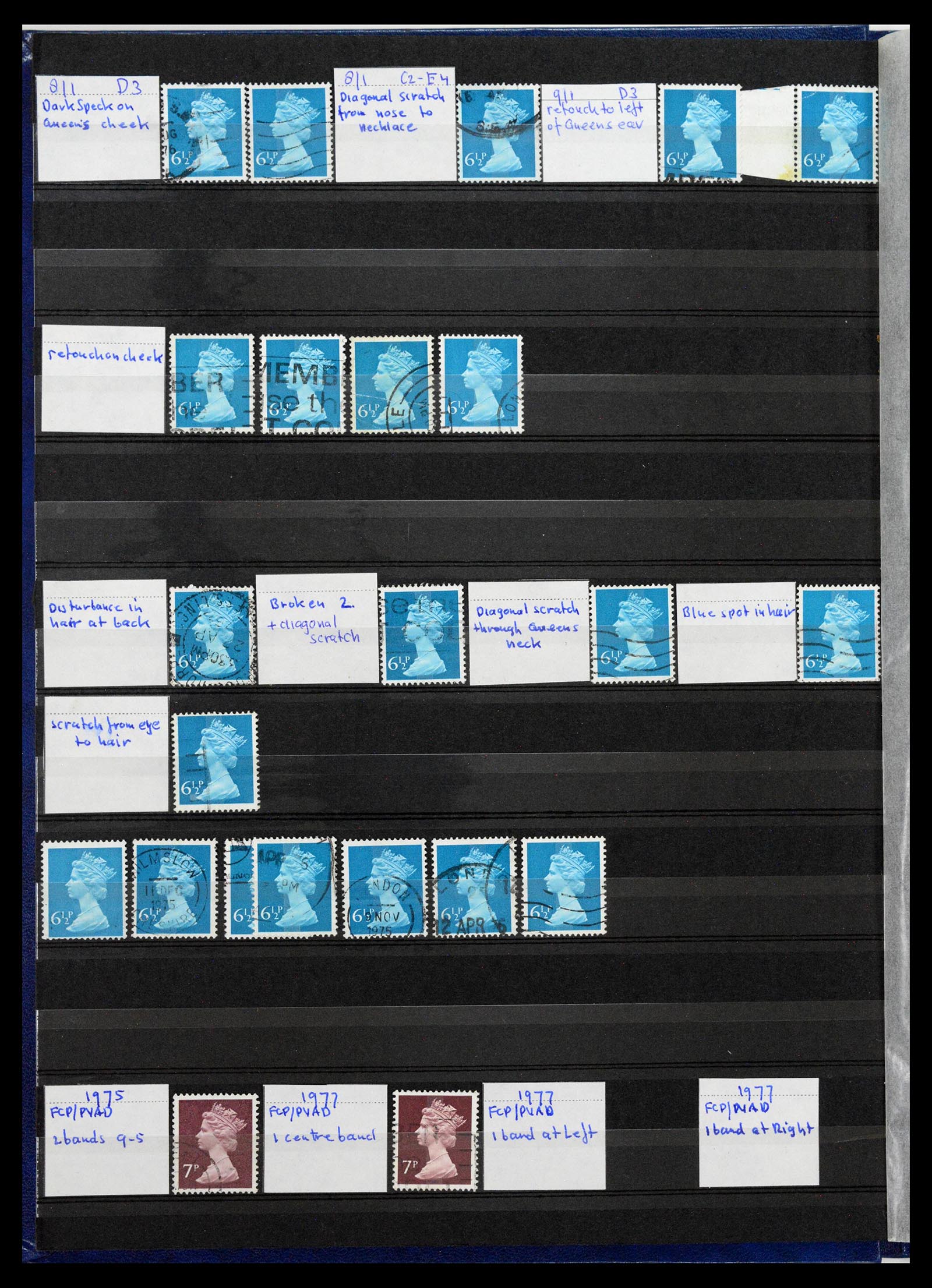 39839 0015 - Stamp collection 39839 Great Britain Machins 1971-2000.