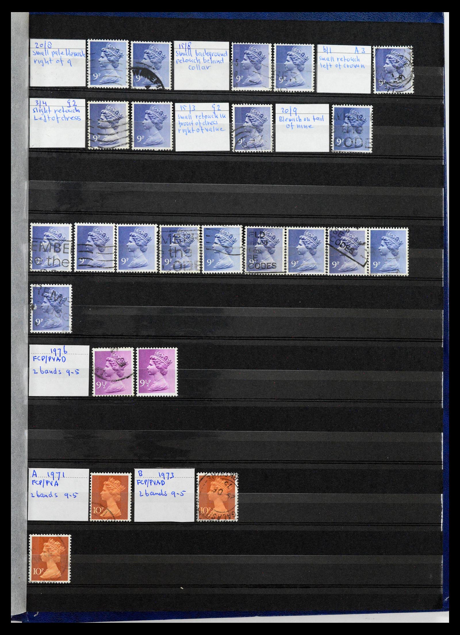 39839 0020 - Stamp collection 39839 Great Britain Machins 1971-2000.