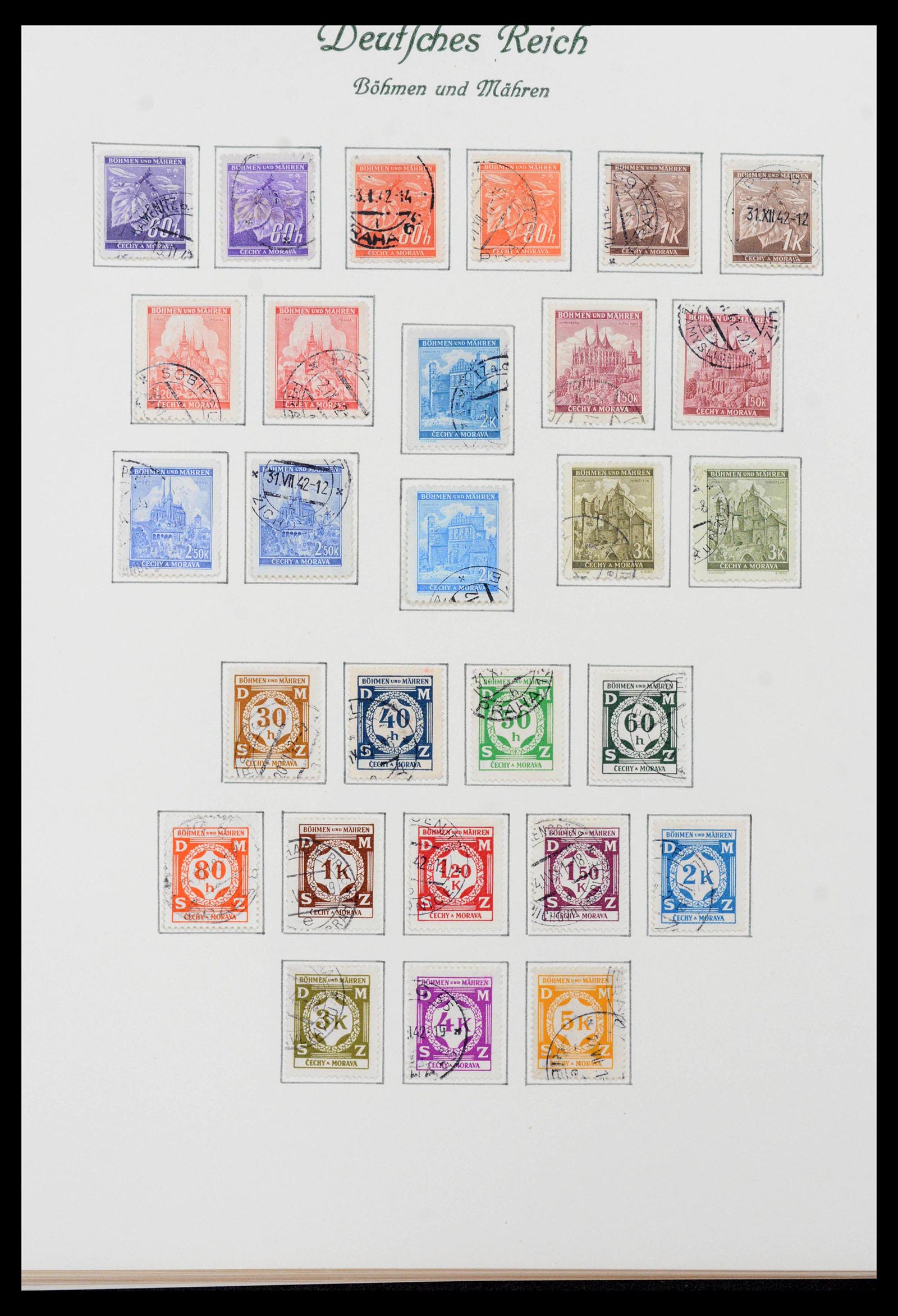 39843 0005 - Stamp collection 39843 German occupations WW II 1939-1945.