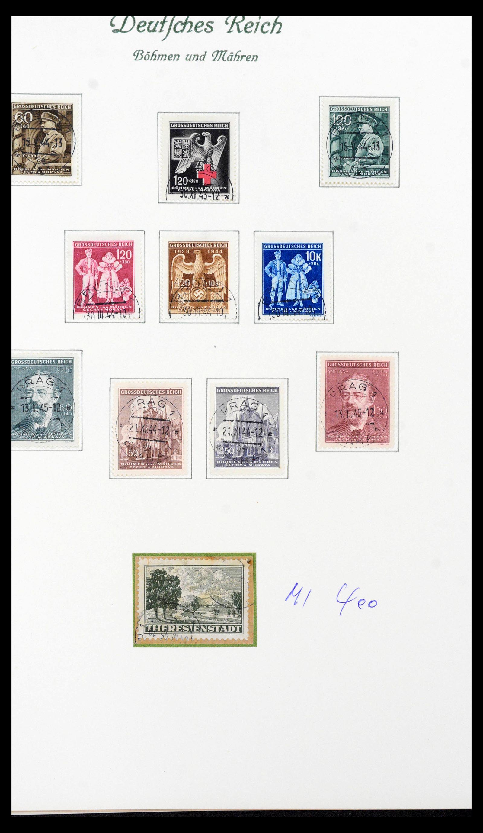 39843 0010 - Stamp collection 39843 German occupations WW II 1939-1945.