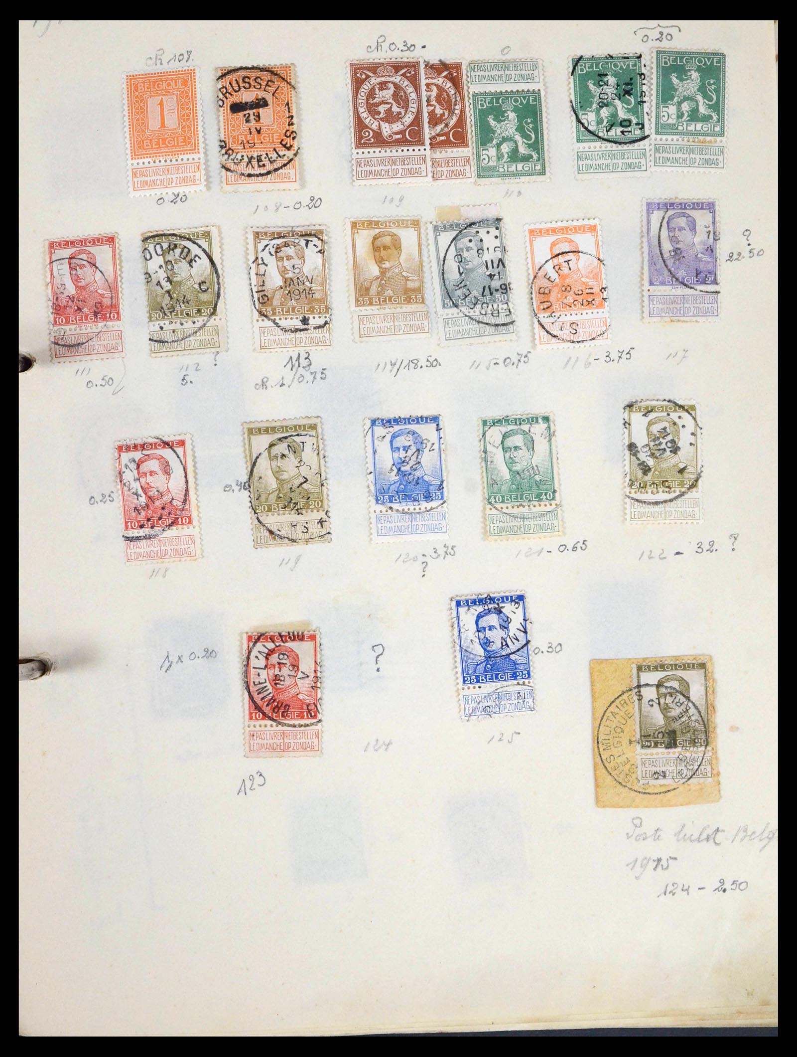 39849 0008 - Stamp collection 39849 Belgium and colonies 1865-1960.