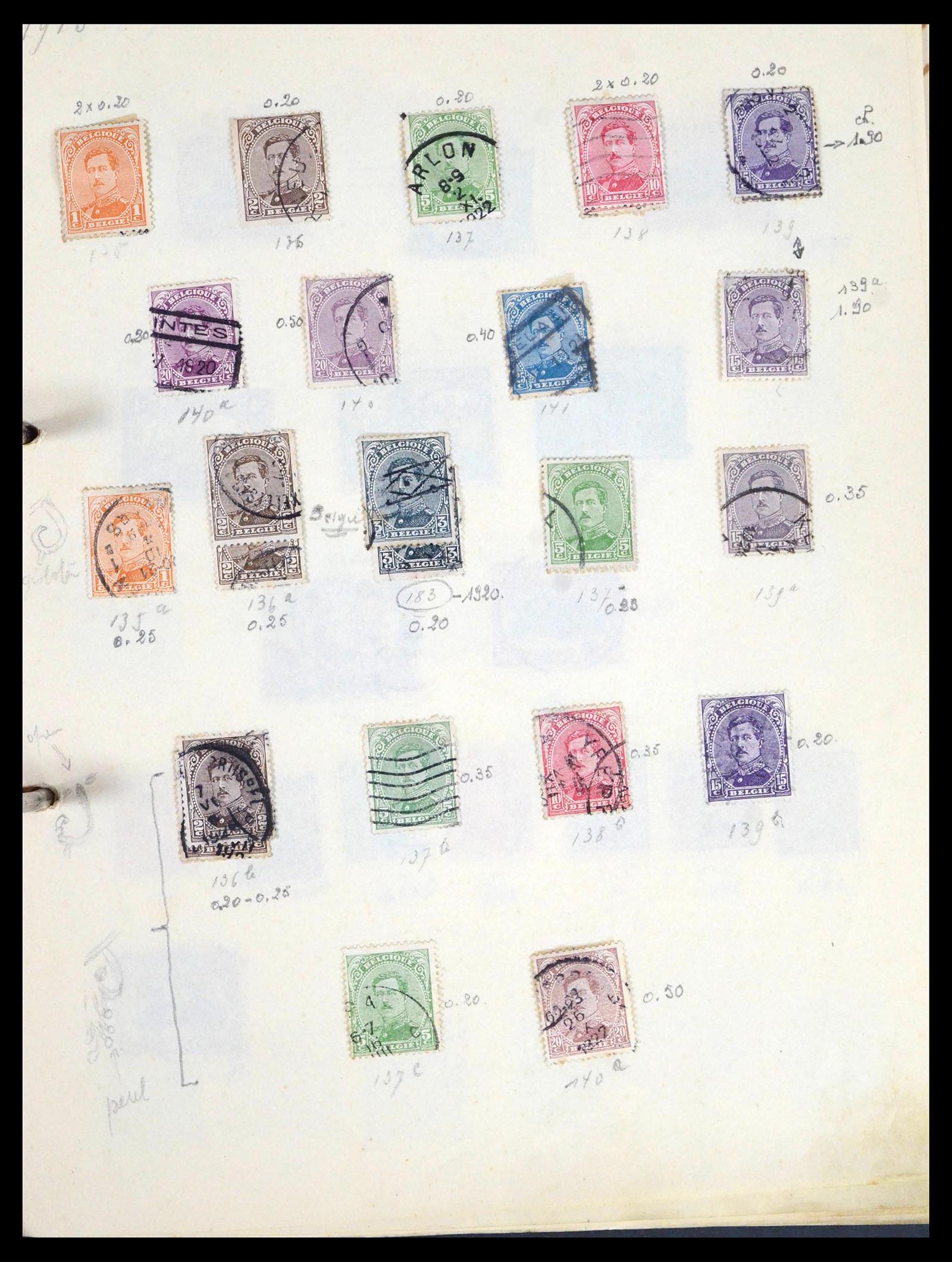 39849 0009 - Stamp collection 39849 Belgium and colonies 1865-1960.