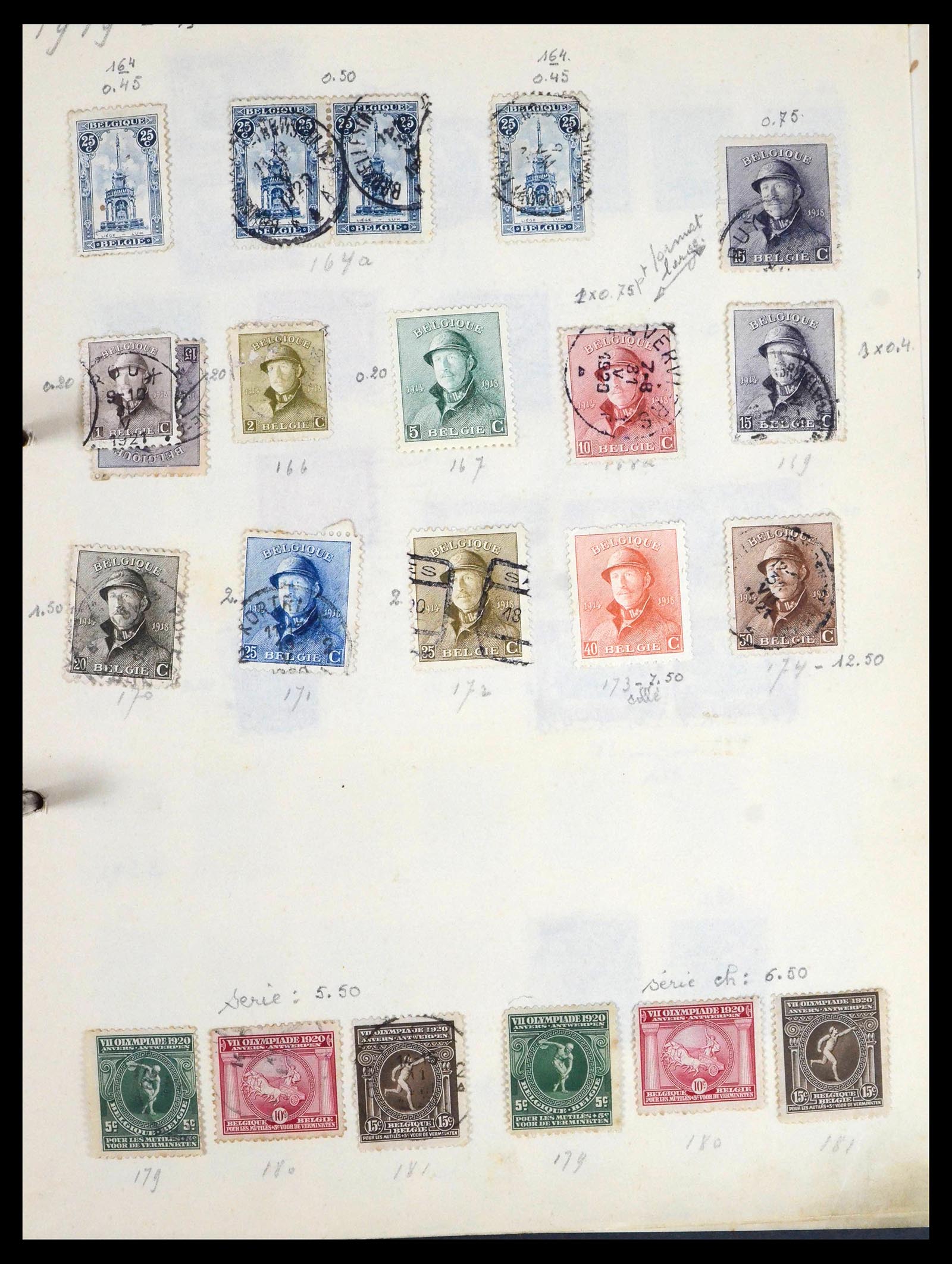 39849 0012 - Stamp collection 39849 Belgium and colonies 1865-1960.