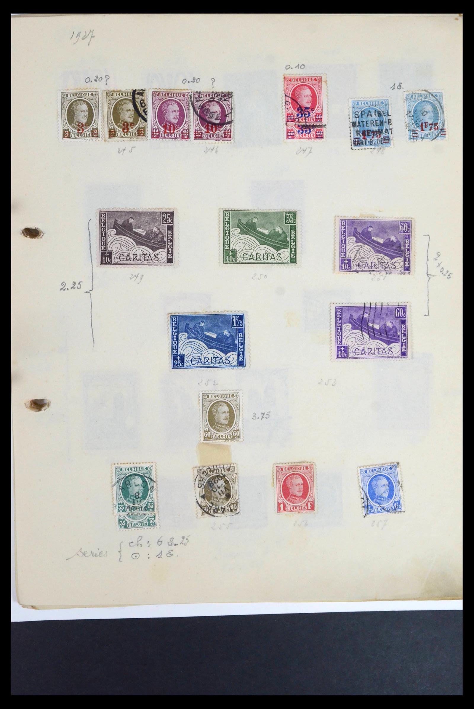 39849 0016 - Stamp collection 39849 Belgium and colonies 1865-1960.