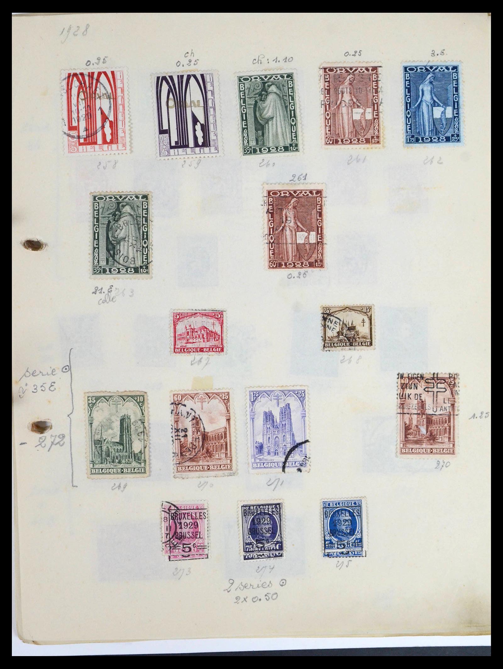 39849 0017 - Stamp collection 39849 Belgium and colonies 1865-1960.