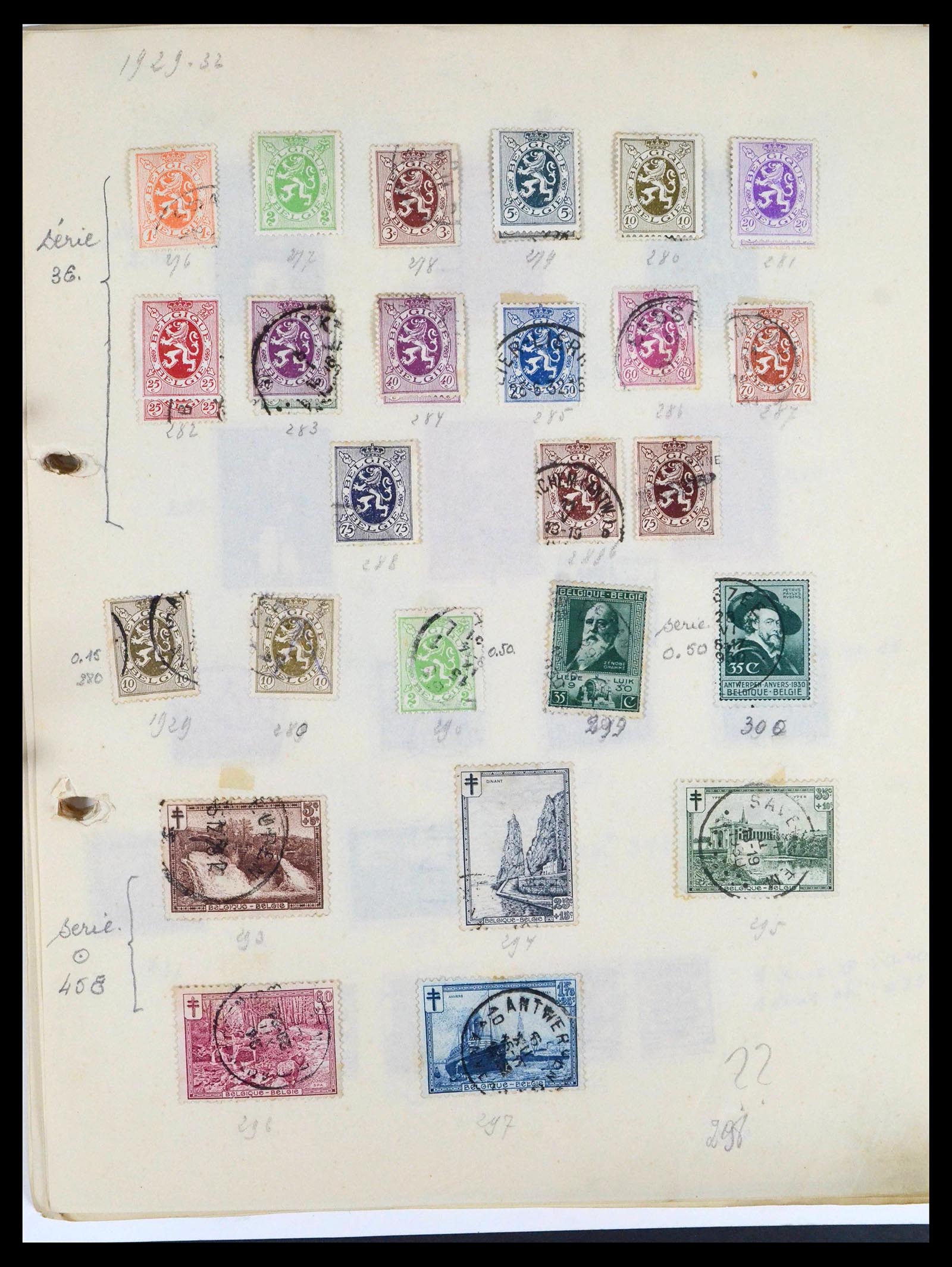 39849 0018 - Stamp collection 39849 Belgium and colonies 1865-1960.