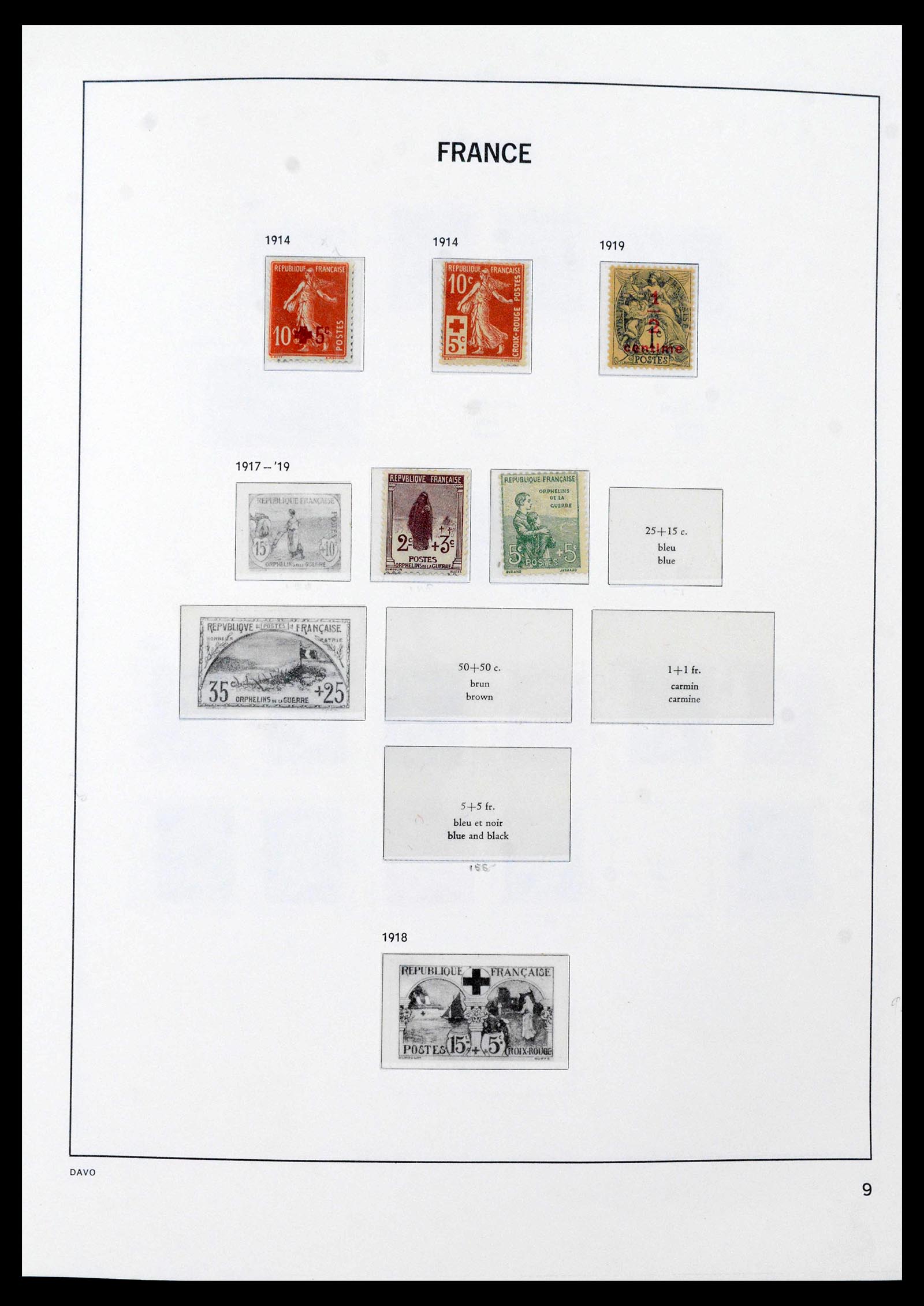 39851 0009 - Stamp collection 39851 France 1852-1960.