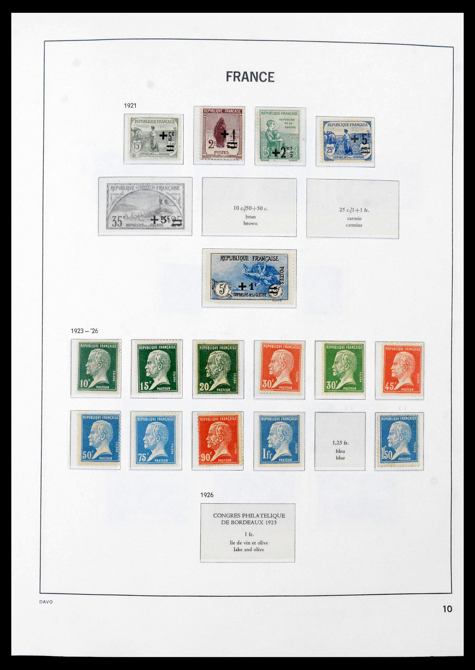 39851 0010 - Stamp collection 39851 France 1852-1960.