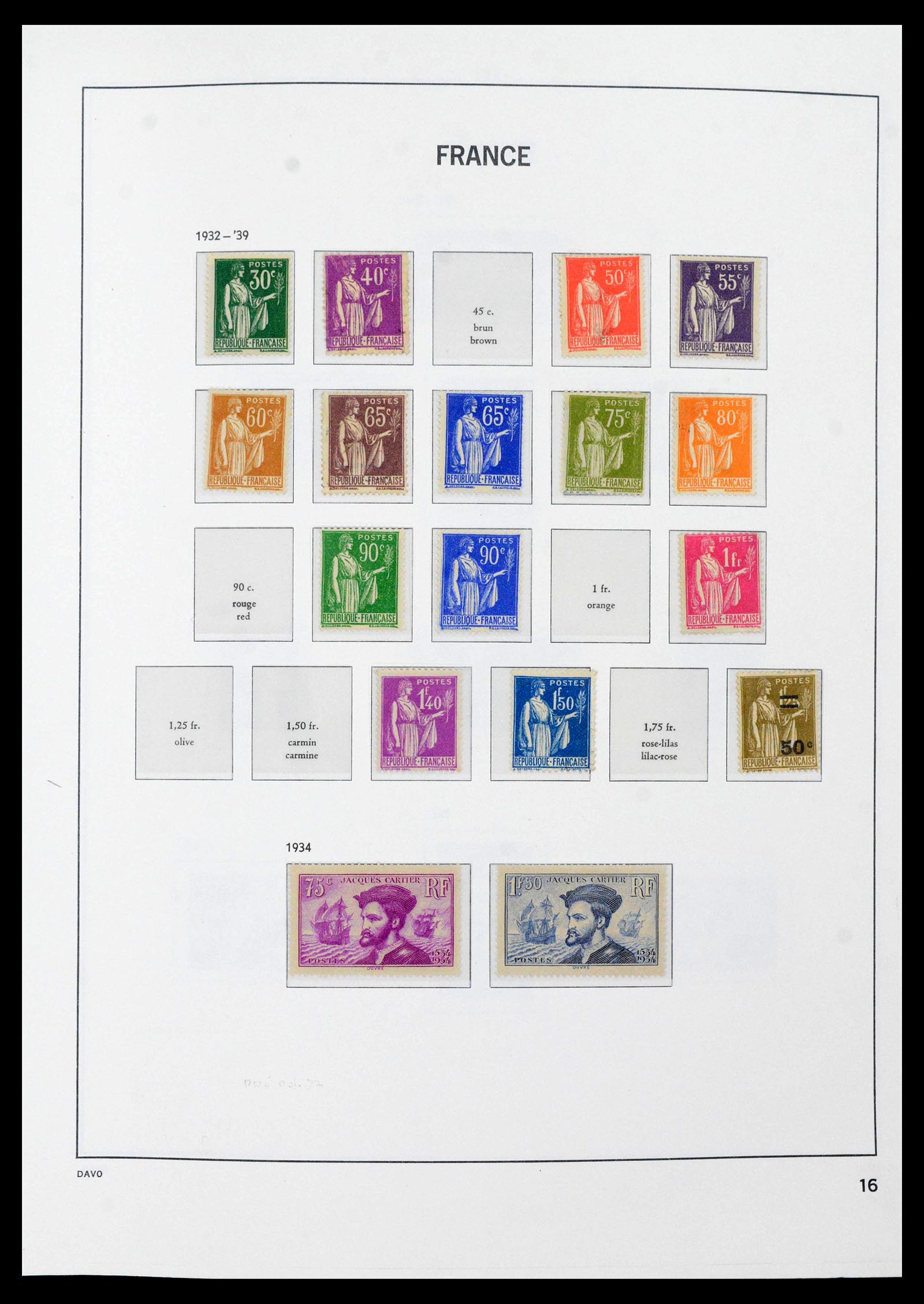 39851 0016 - Stamp collection 39851 France 1852-1960.