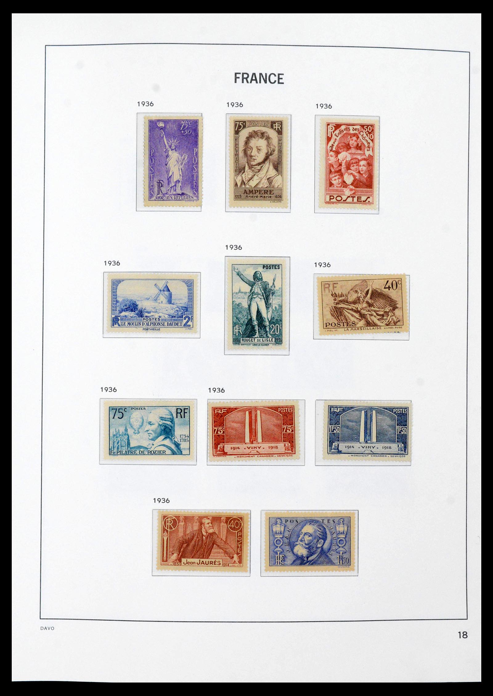 39851 0018 - Stamp collection 39851 France 1852-1960.