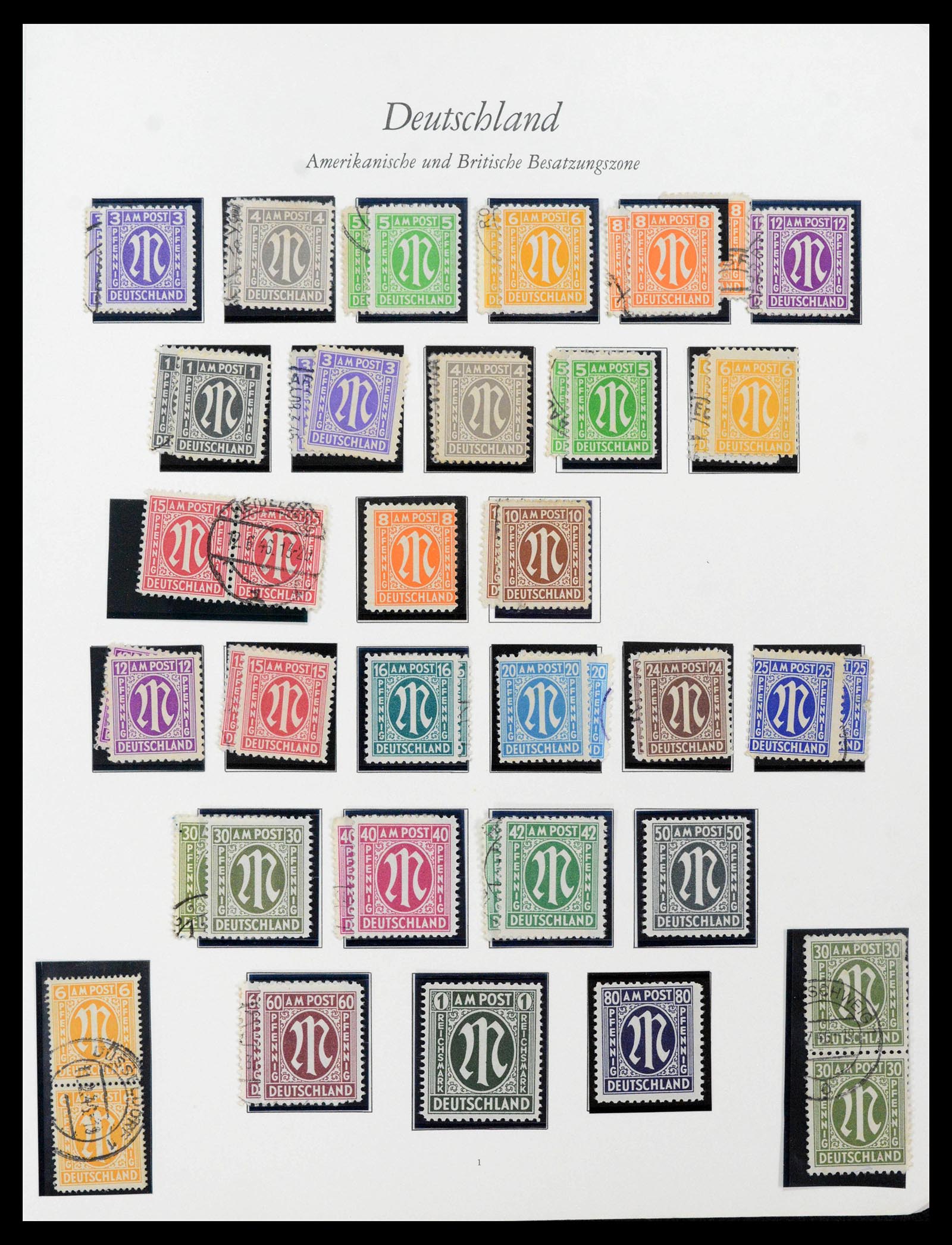 39858 0008 - Stamp collection 39858 Bundespost 1945-1976.